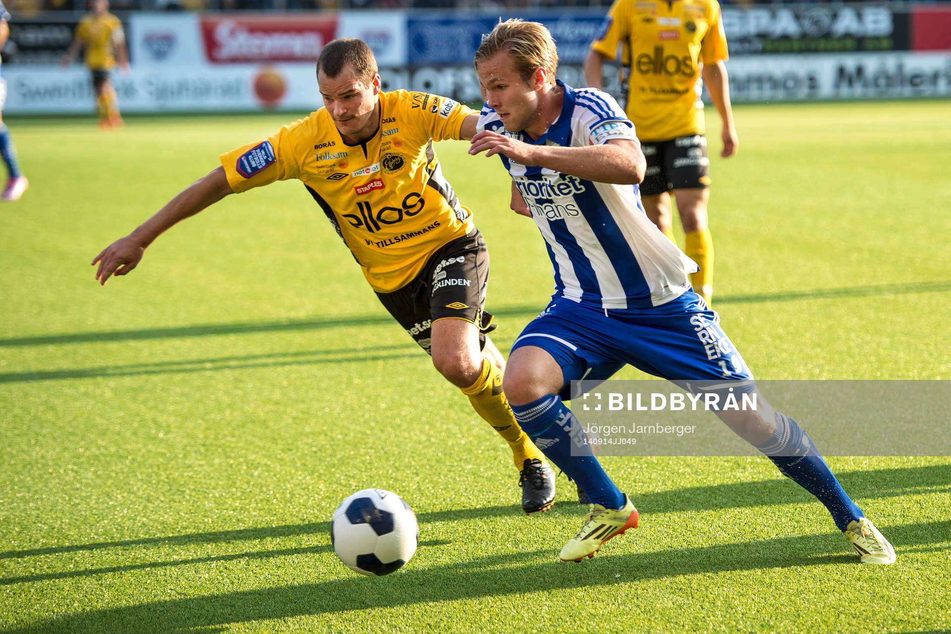 IFK Göteborgs Gustav Engvall och Elfsborgs Henning Hauger