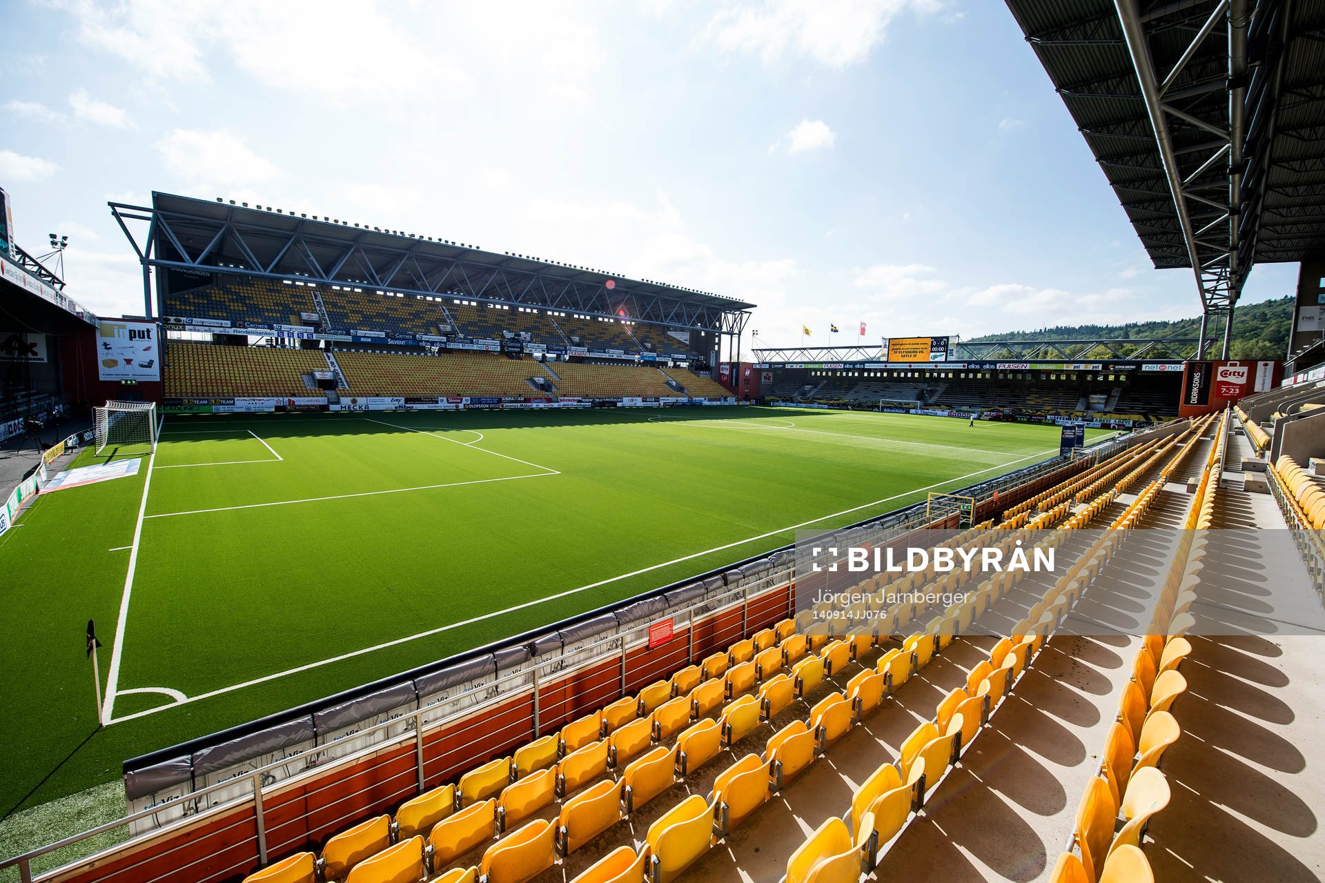 Borås arena innan fotbollsmatchen i Allsvenskan mellan