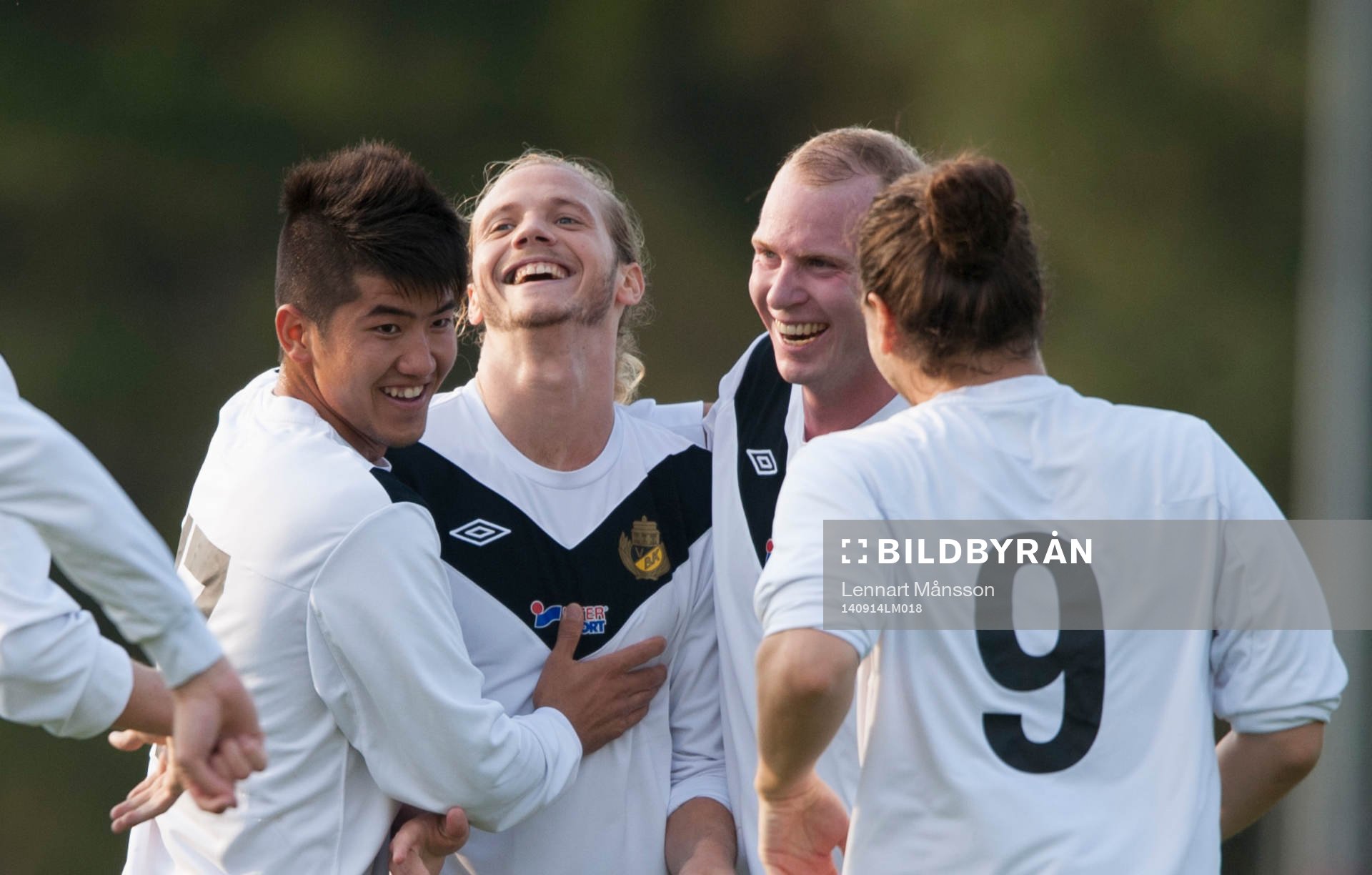 Växjö har gjort 0-1 och jublar i matchen i division 3