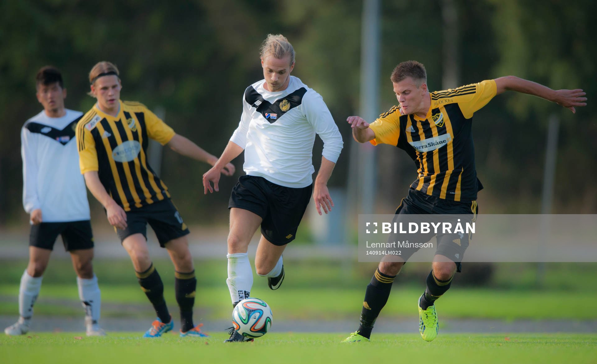 IFK Hässleholms Niklas Jönsson i matchen i division 3
