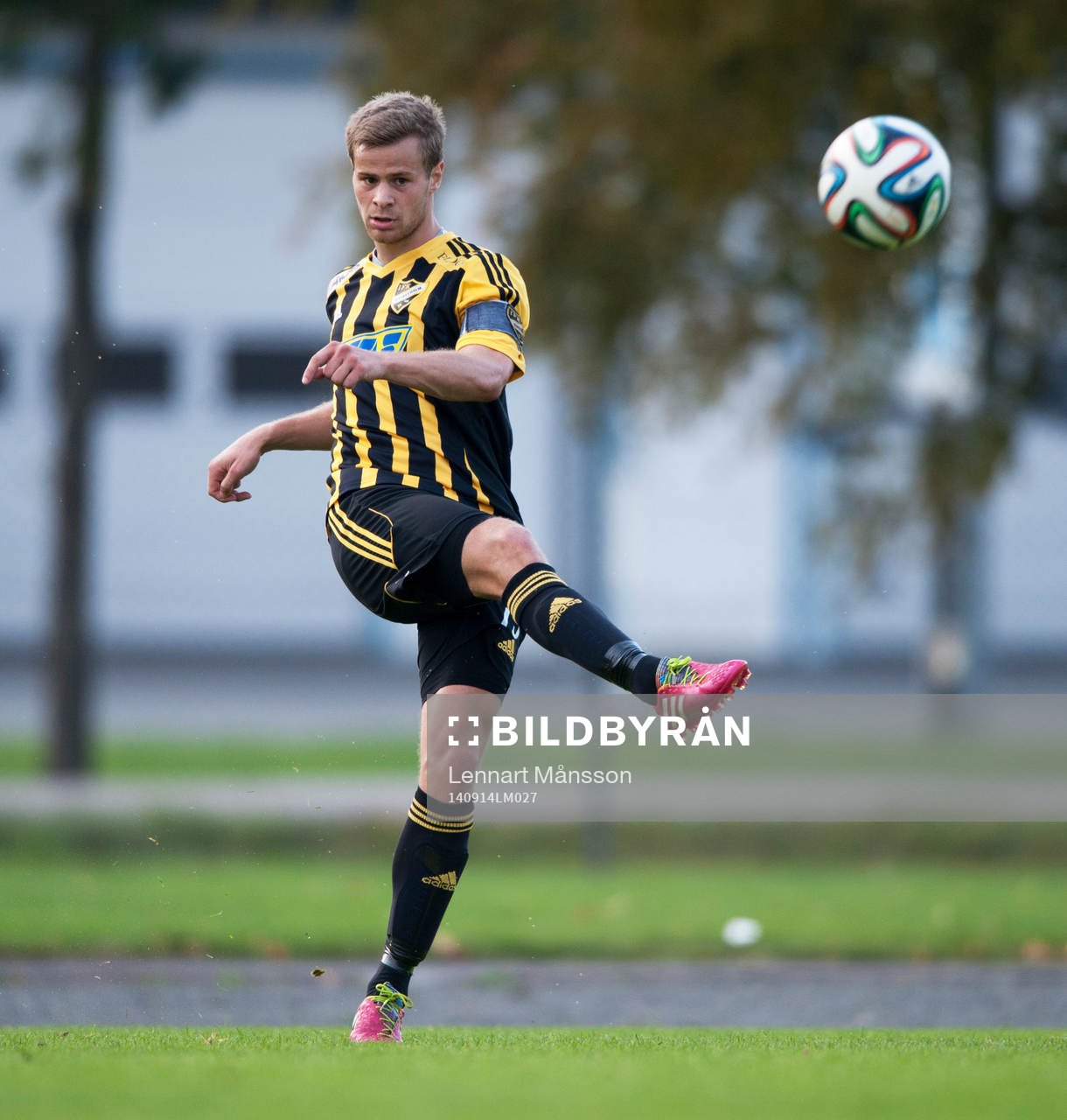 IFK Hässleholms Jesper Eliasson i matchen i division 3