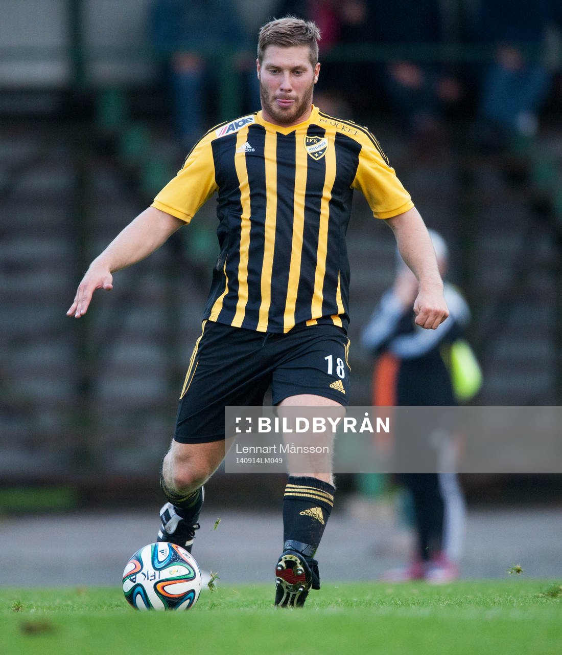 IFK Hässleholms  Daniel Engel i matchen i division 3