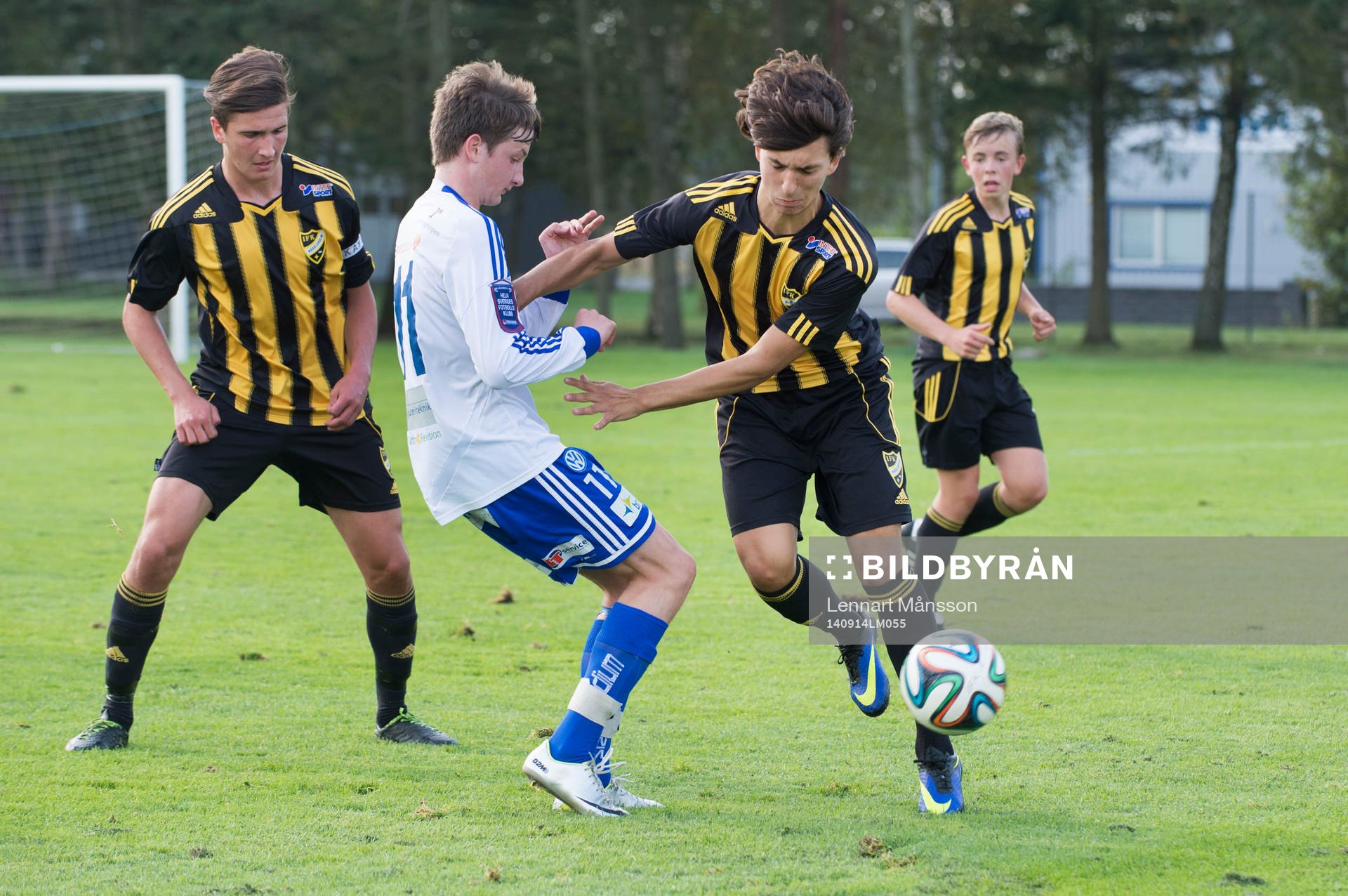 IFK Hässleholms Mert Yanev  i matchen i juniorallsvenskan
