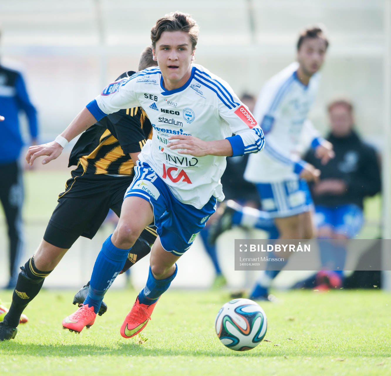 i matchen i juniorallsvenskan mellan IFK Hässleholm och