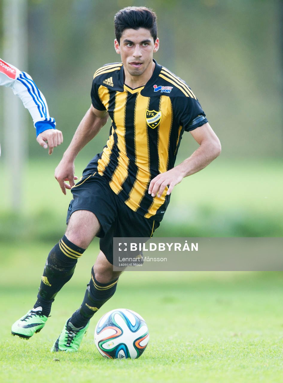 Abdul Majid  i matchen i juniorallsvenskan mellan IFK