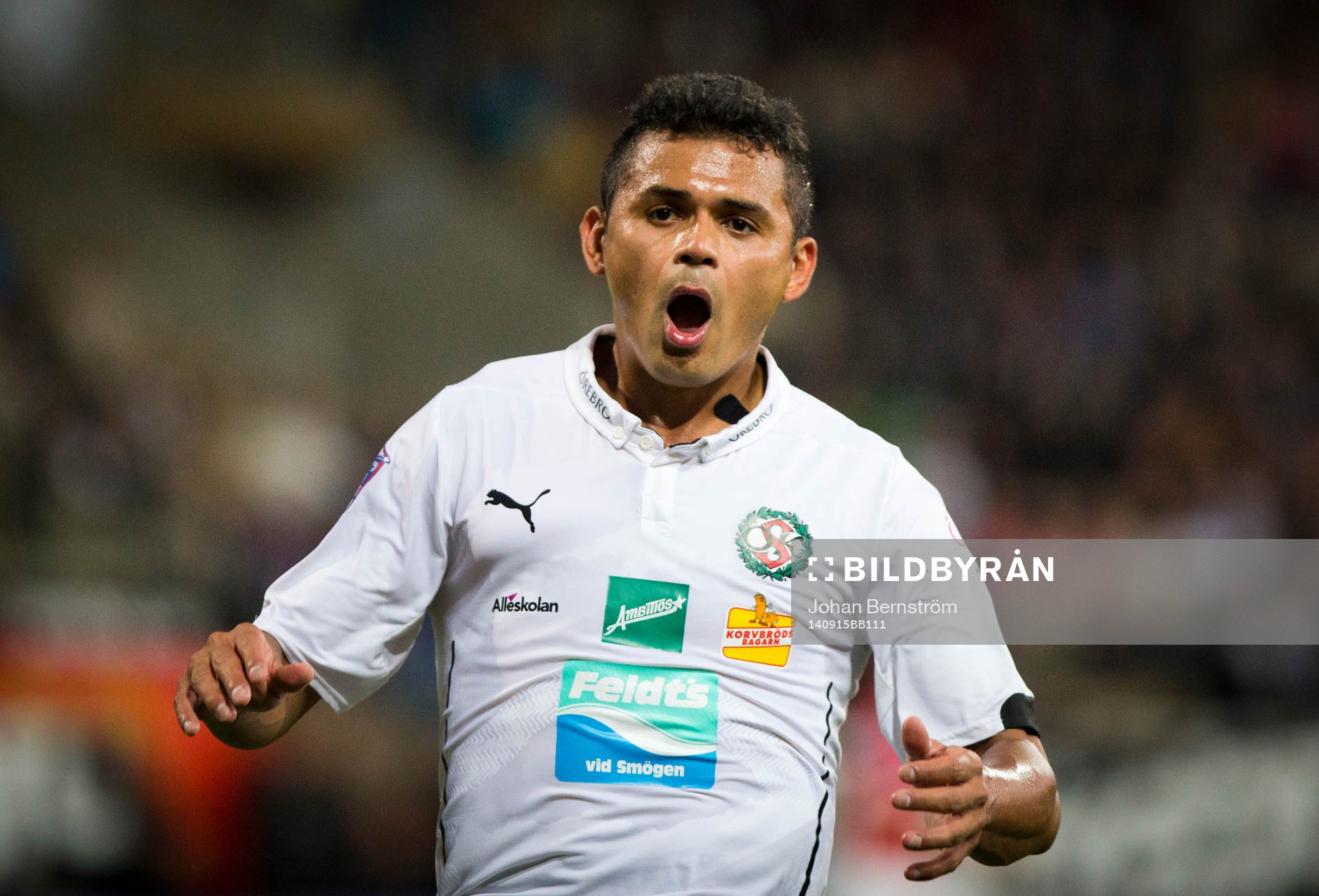 Örebros Daniel Sobralense deppar mellan Örebro och Kalmar