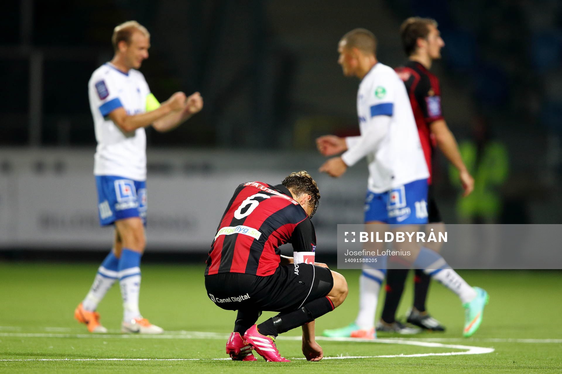 Brommapojkarnas Jesper Karlström deppar medan Norrköpings
