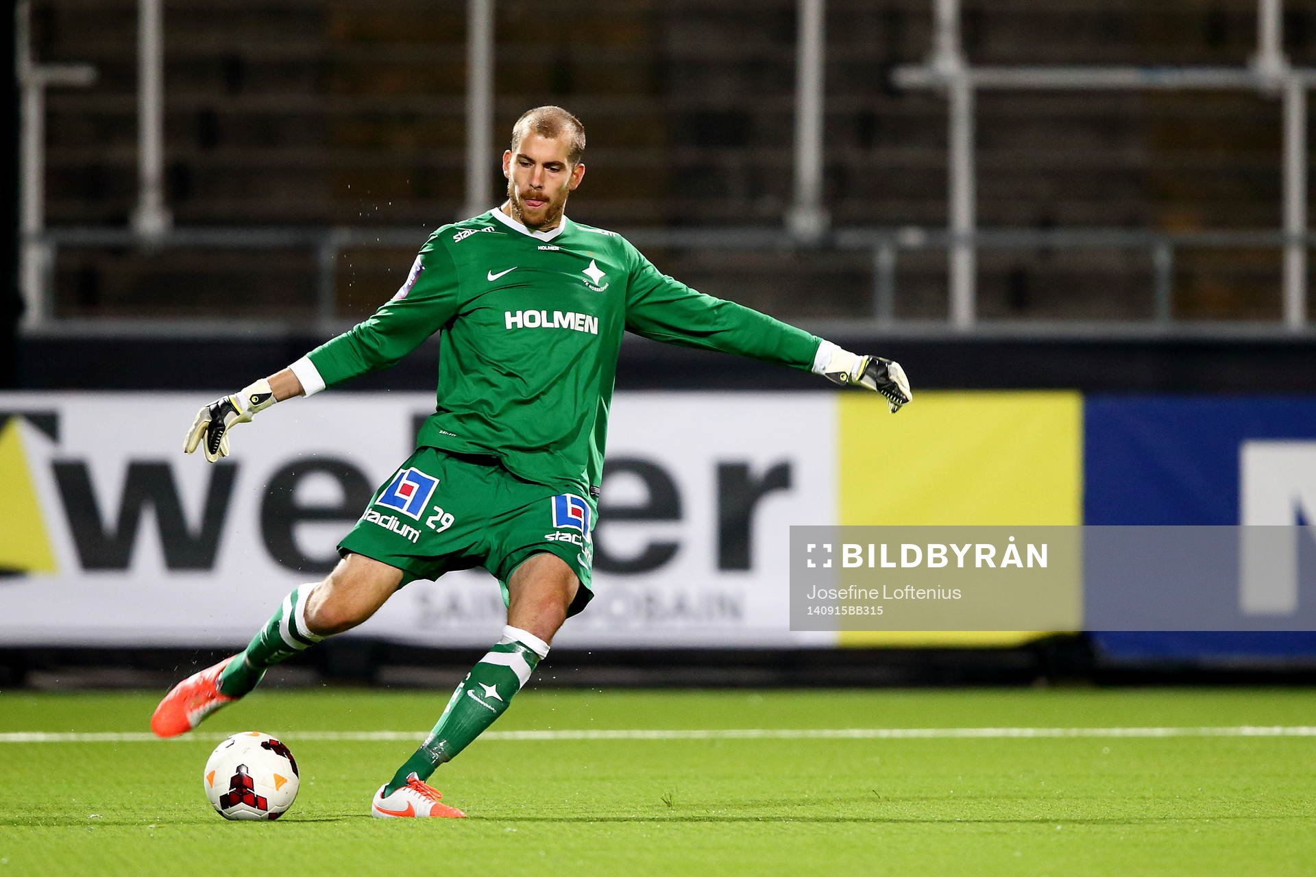 Norrköpings målvakt Marcus Sahlman