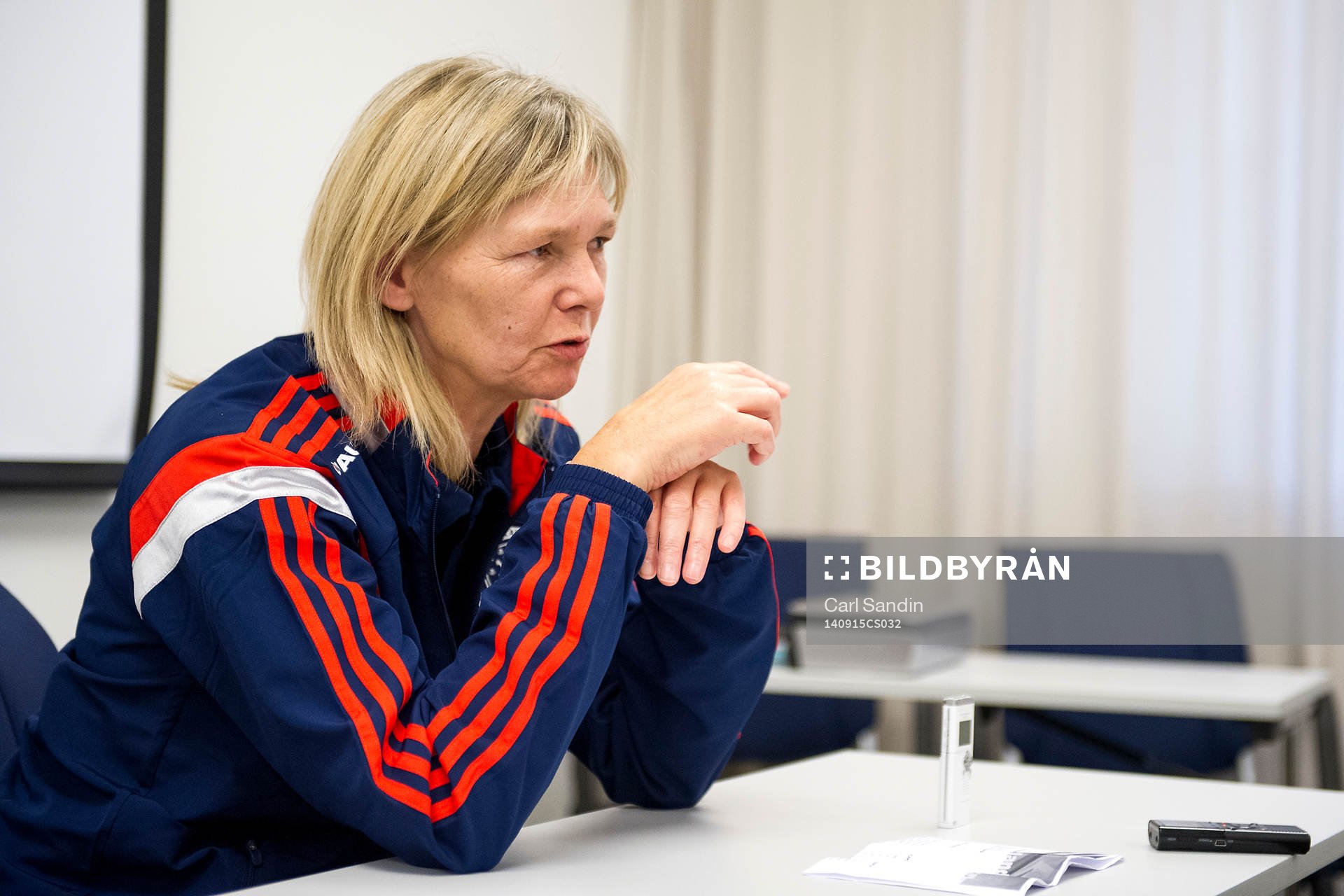 Skottlands förbundskapten Anna Signeul