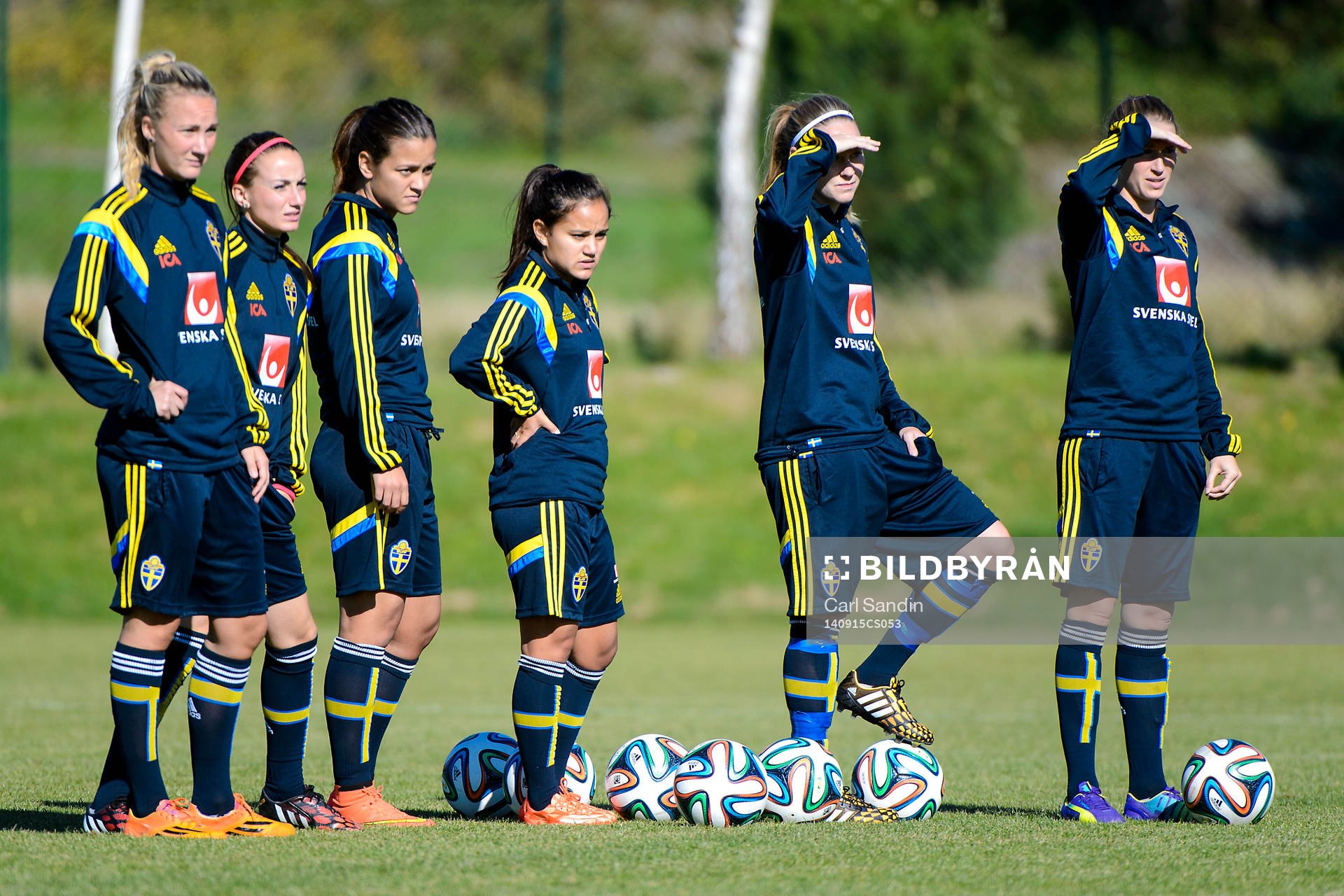 Emma Lundh, Kosovare Asllani, Marija Banusic, Malin Diaz,