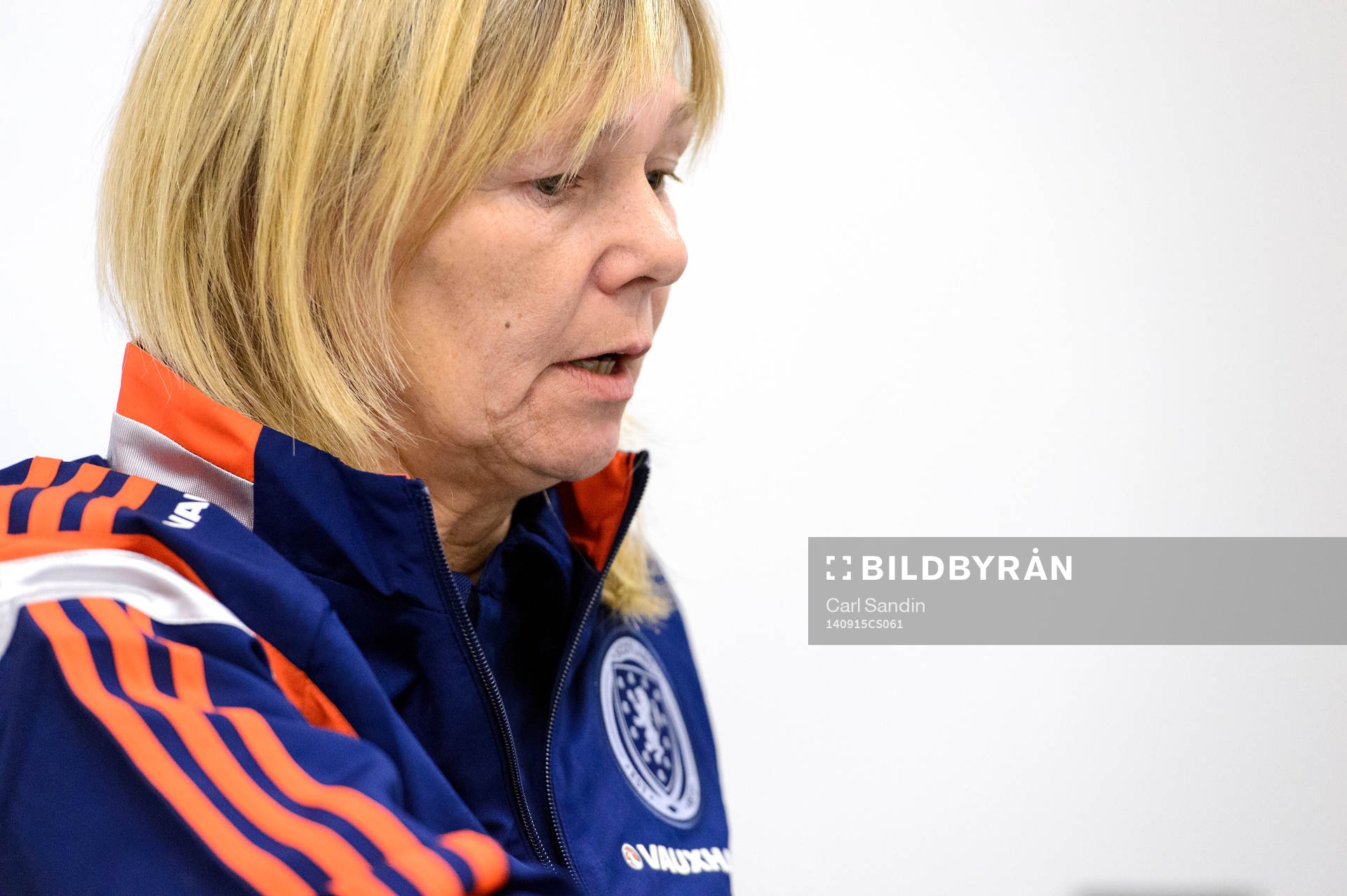 Skottlands förbundskapten Anna Signeul