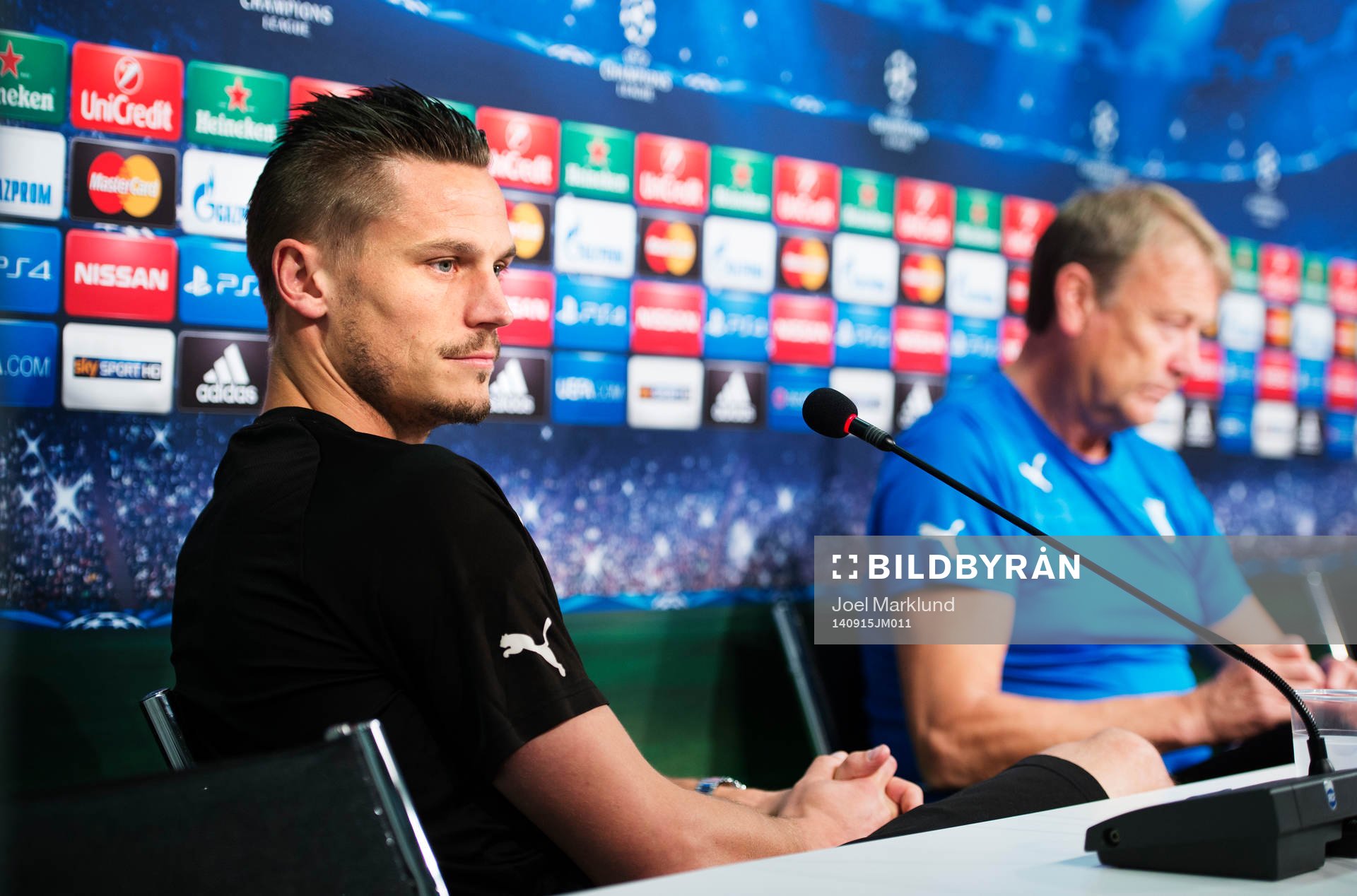 s Markus Rosenberg och tränare Åge Hareide