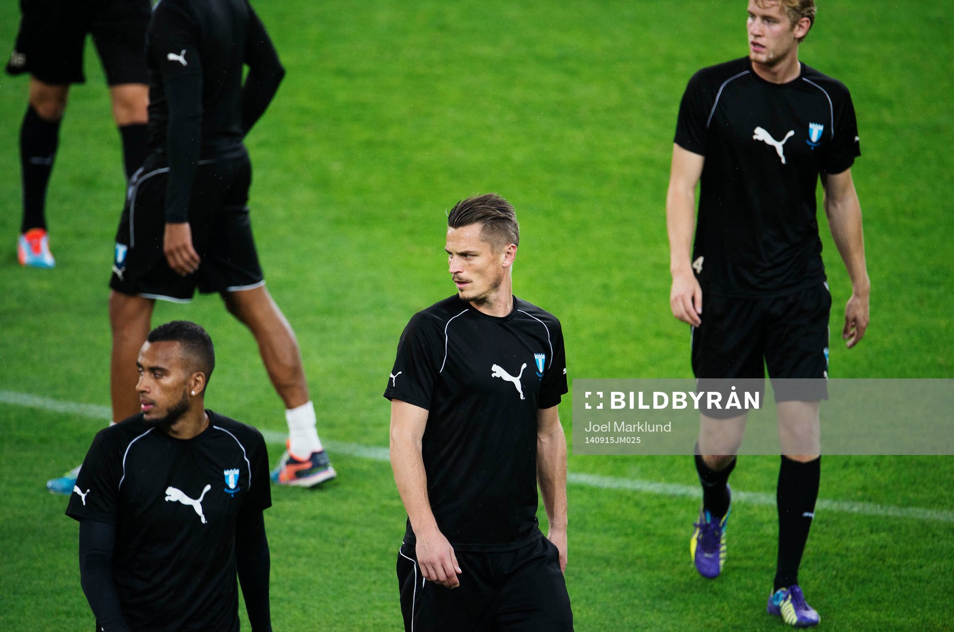Malmö FF:s Markus Rosenberg under en träning inför Champions League-gruppspelet den 15 september 2014 i Turin.