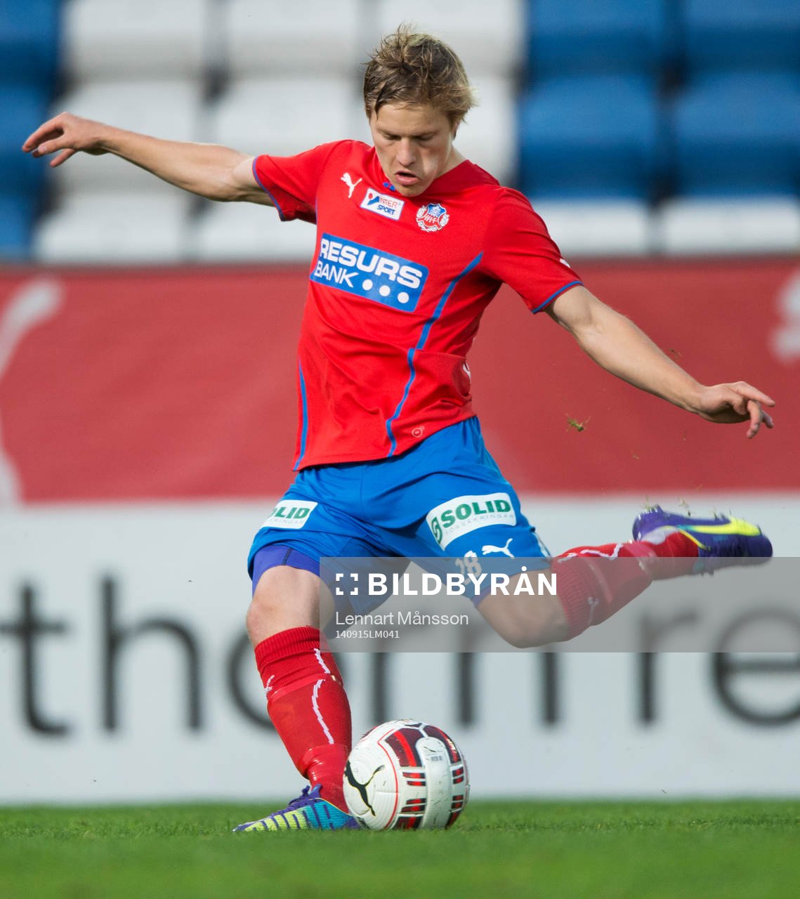 Helsingborgs Jere Uronen i matchen i allsvenskan mellan