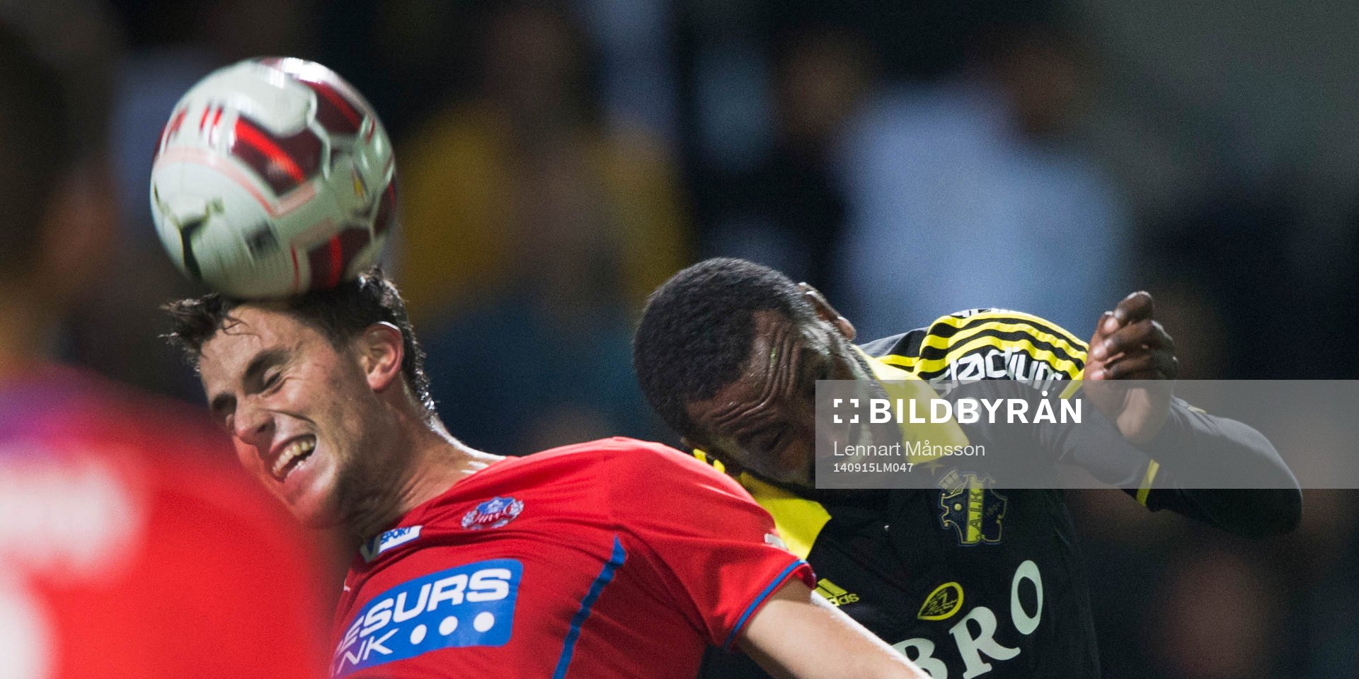 s Henok Goitom i matchen i allsvenskan mellan Helsingborg