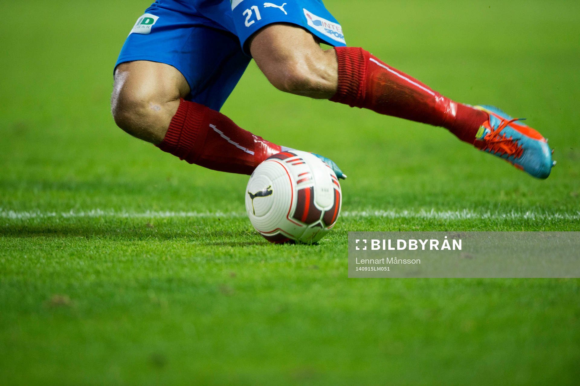 Helsingborgs Christoffer Andersson i matchen i allsvenskan