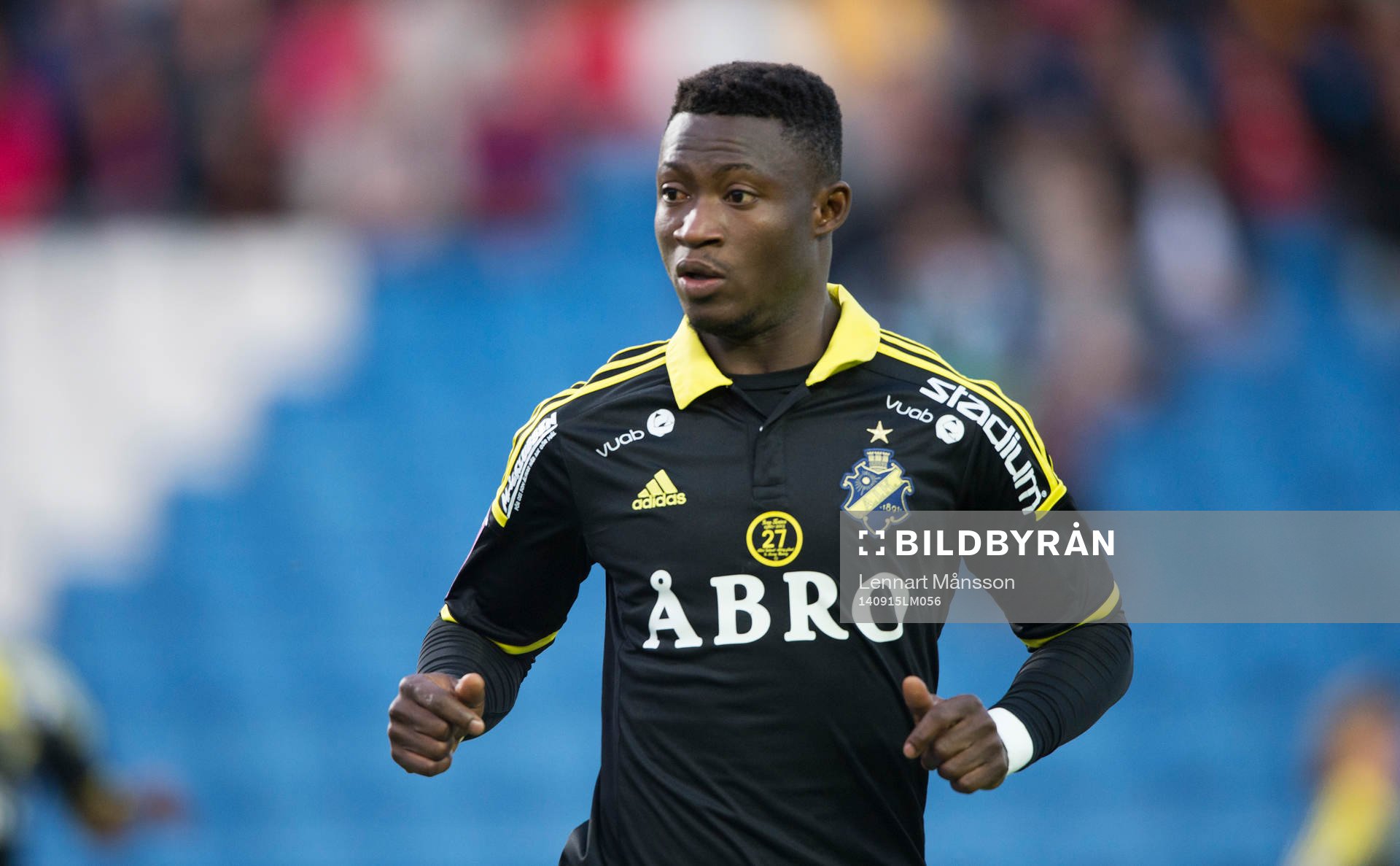 s Ibrahim Moro i matchen i allsvenskan mellan Helsingborg