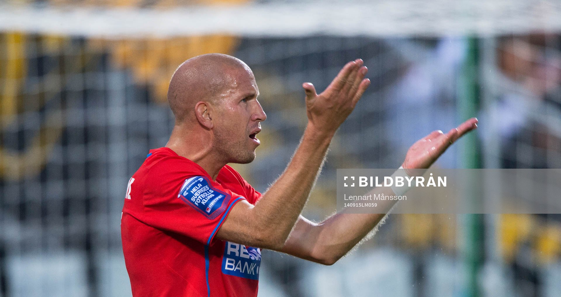 Helsingborgs Mattias Lindström i matchen i allsvenskan