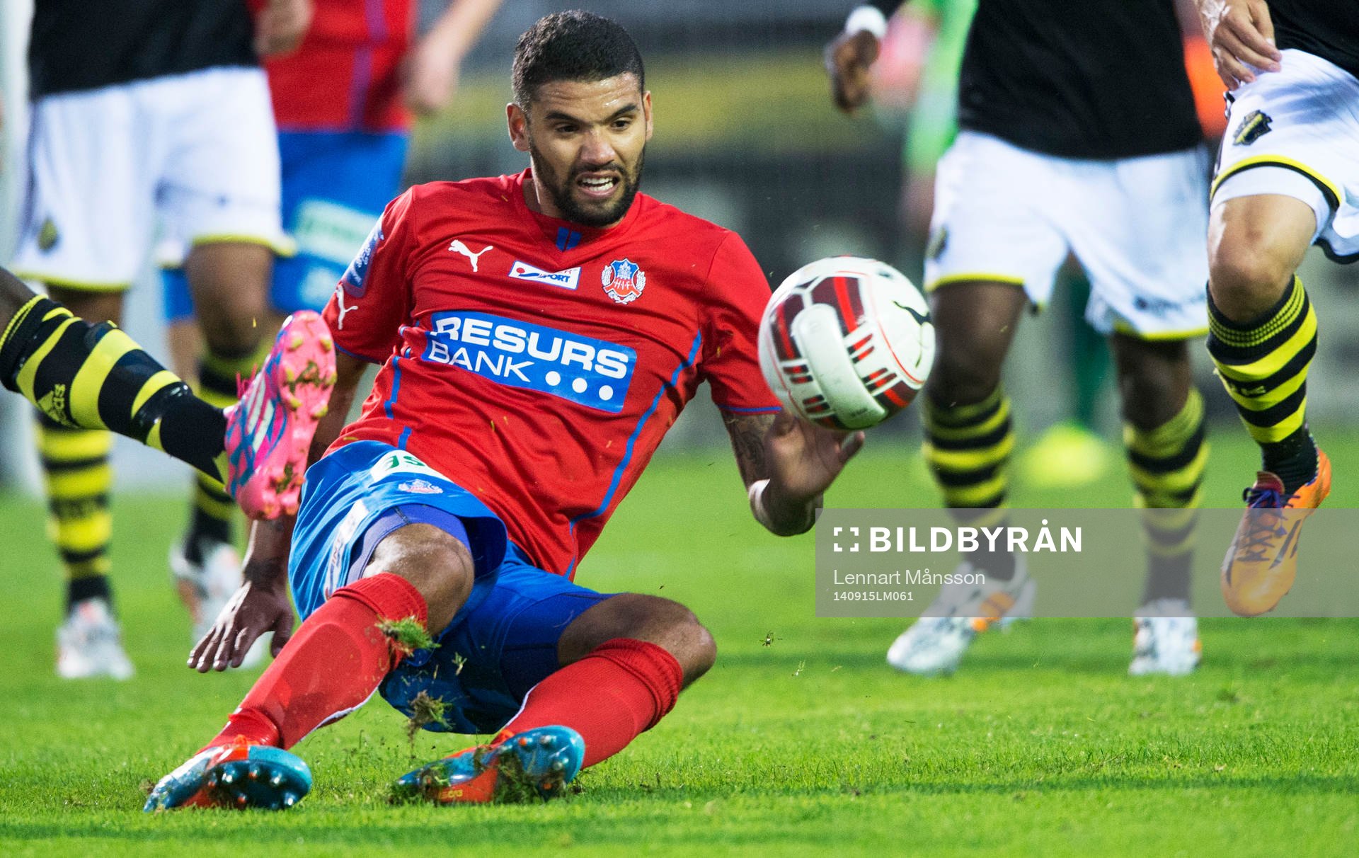 Helsingborgs Victor Palsson i matchen i allsvenskan mellan