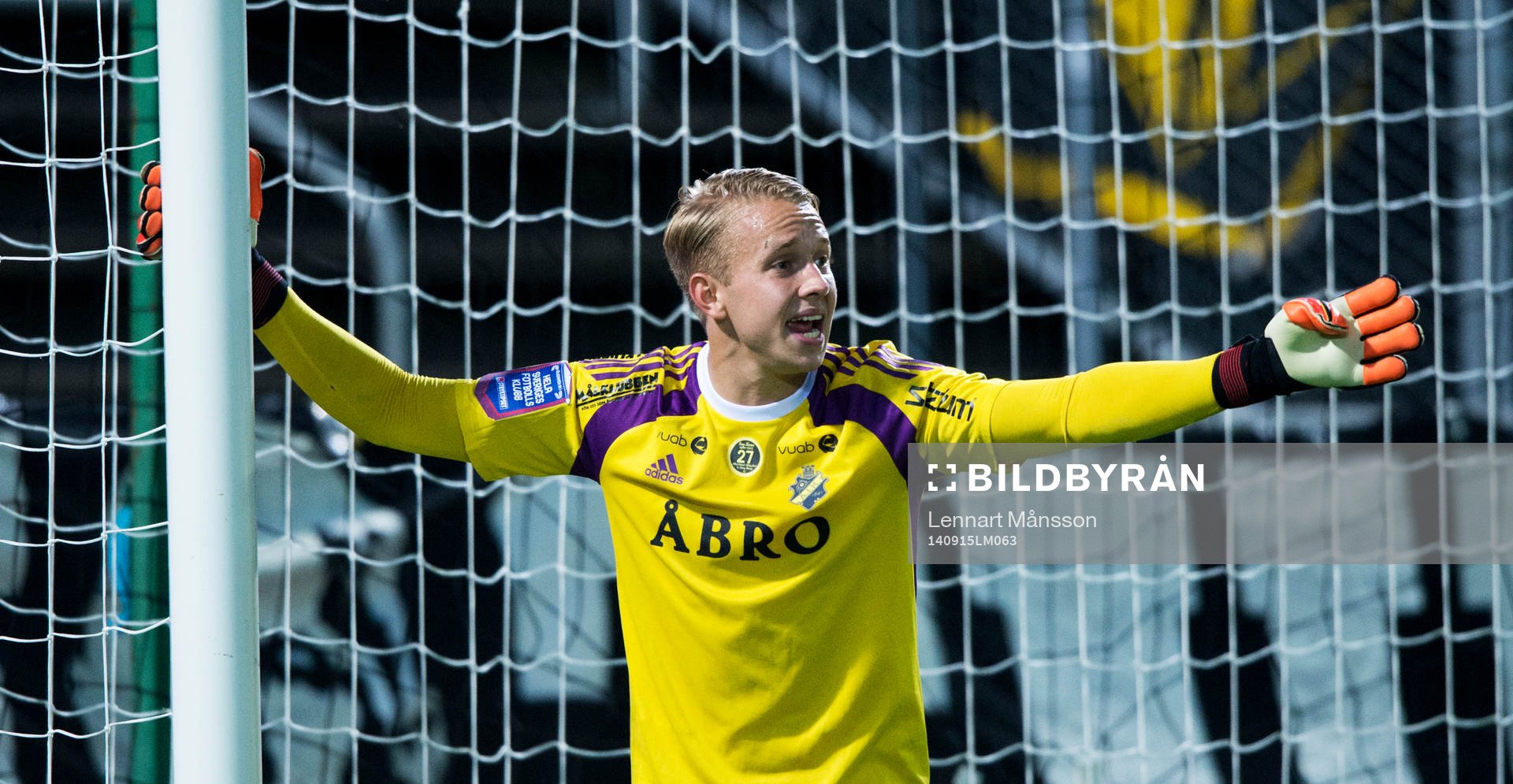 s målvakt Patrik Carlgren i matchen i allsvenskan mellan