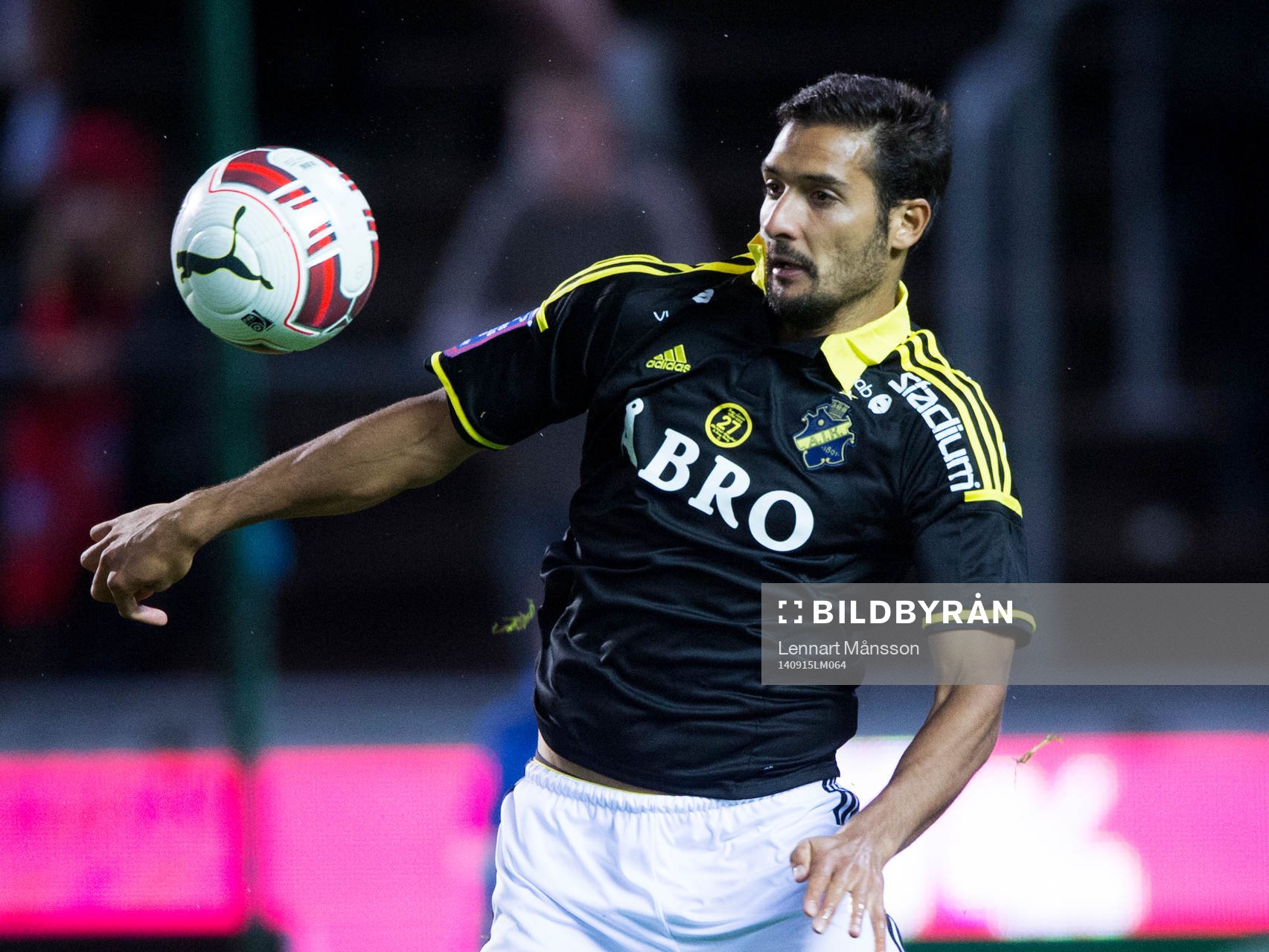 s Celso Borges i matchen i allsvenskan mellan Helsingborg
