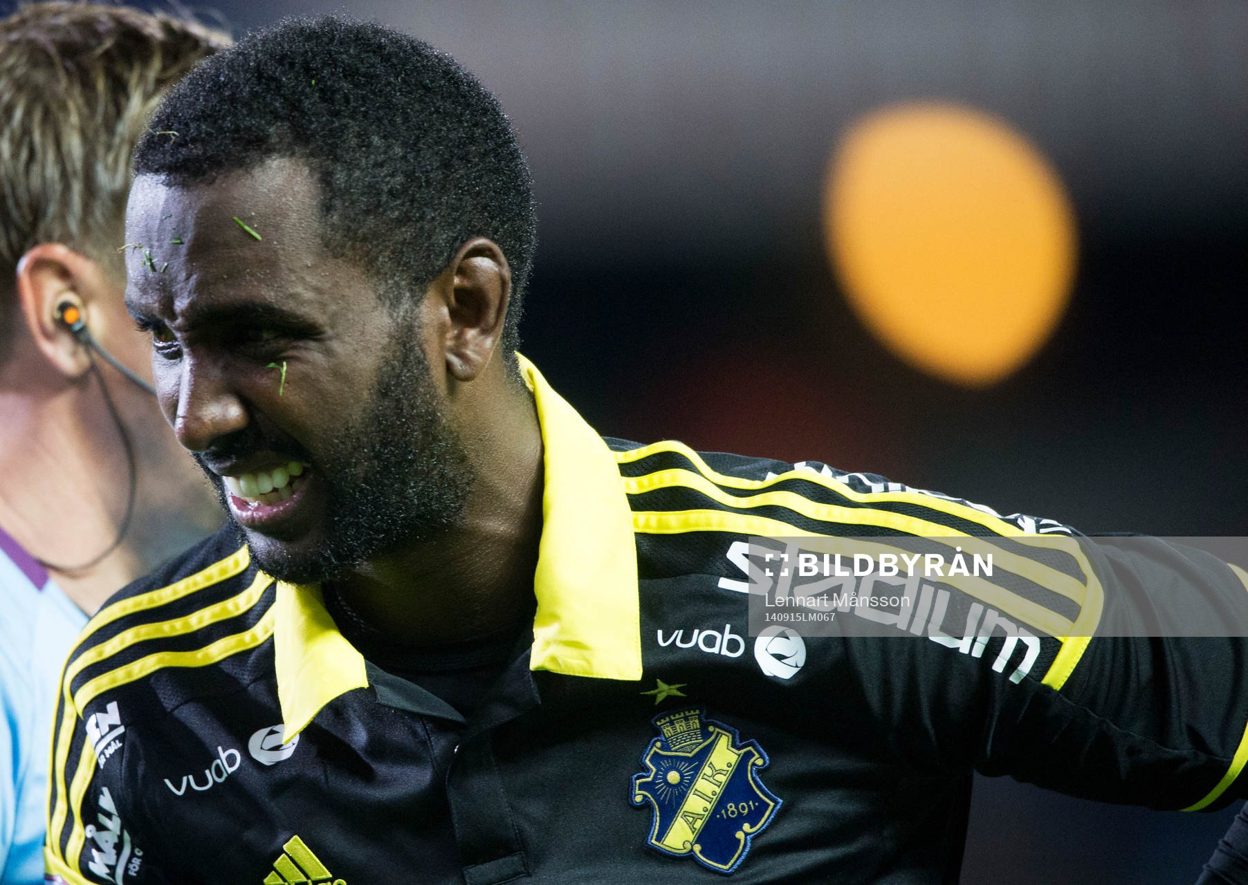 s Henok Goitom i matchen i allsvenskan mellan Helsingborg