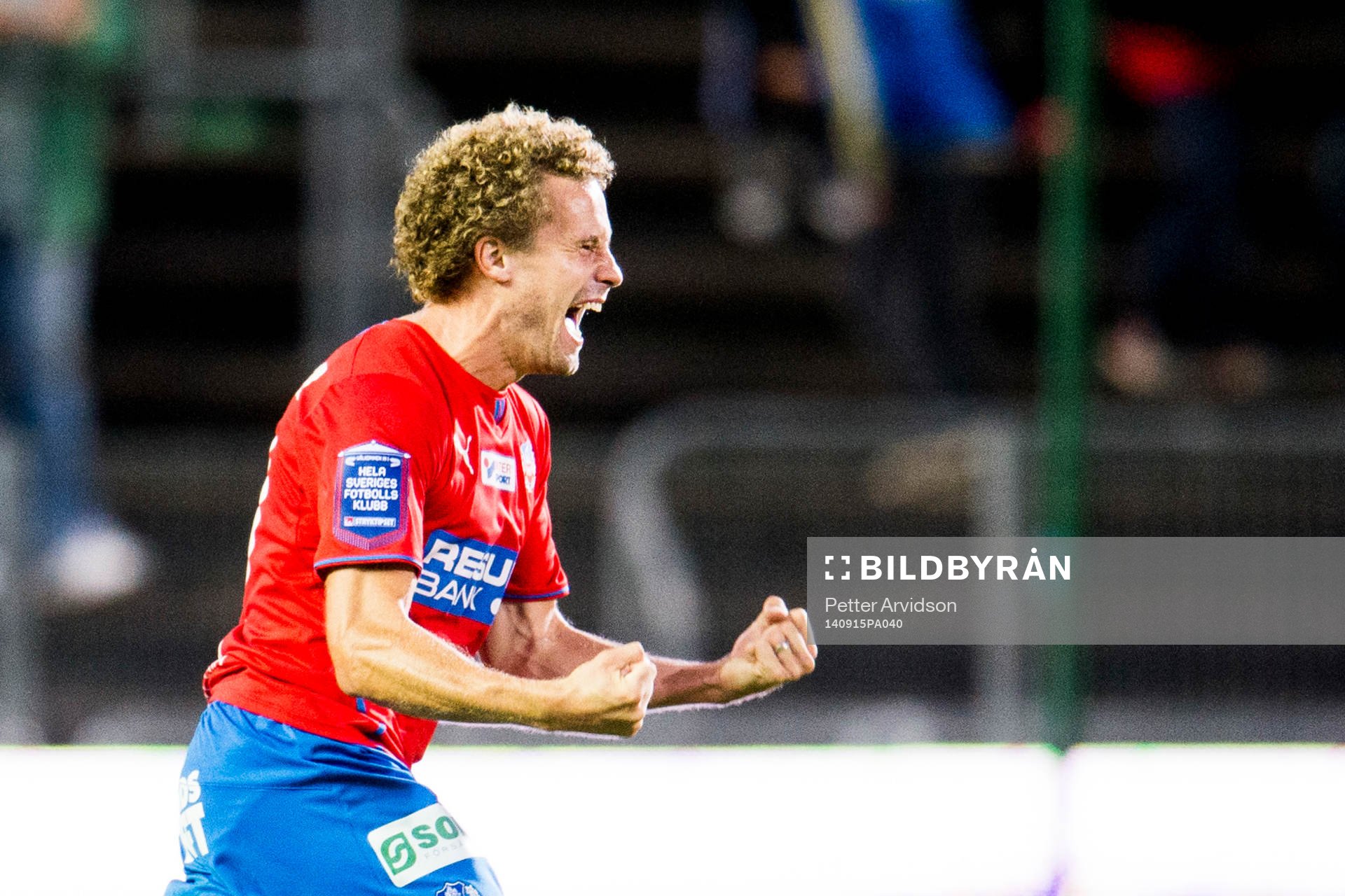 Helsingborgs Christoffer Andersson jublar