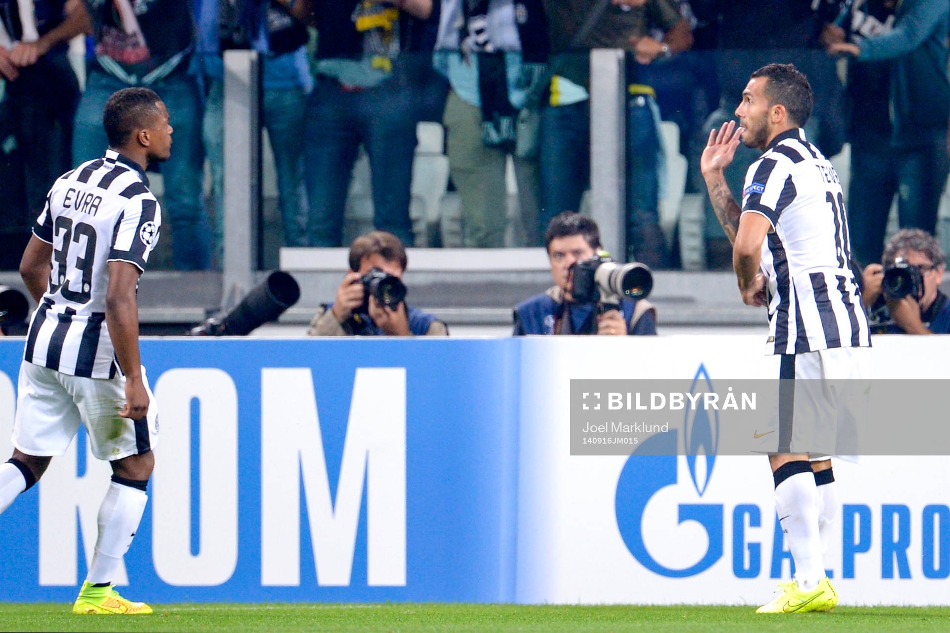 Juventus Carlos Tevez jublar