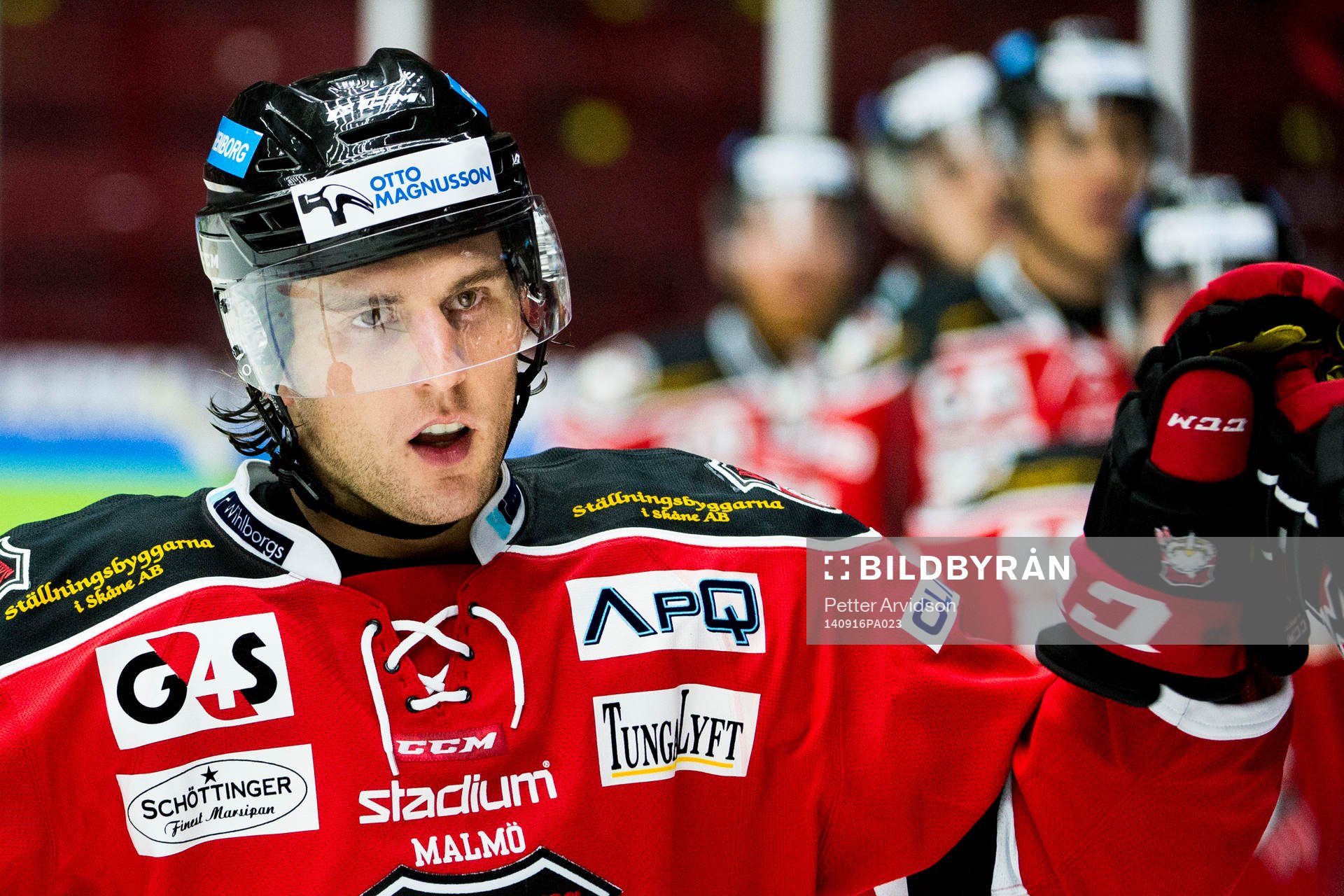 Malmö Redhawks Tony Romano jublar