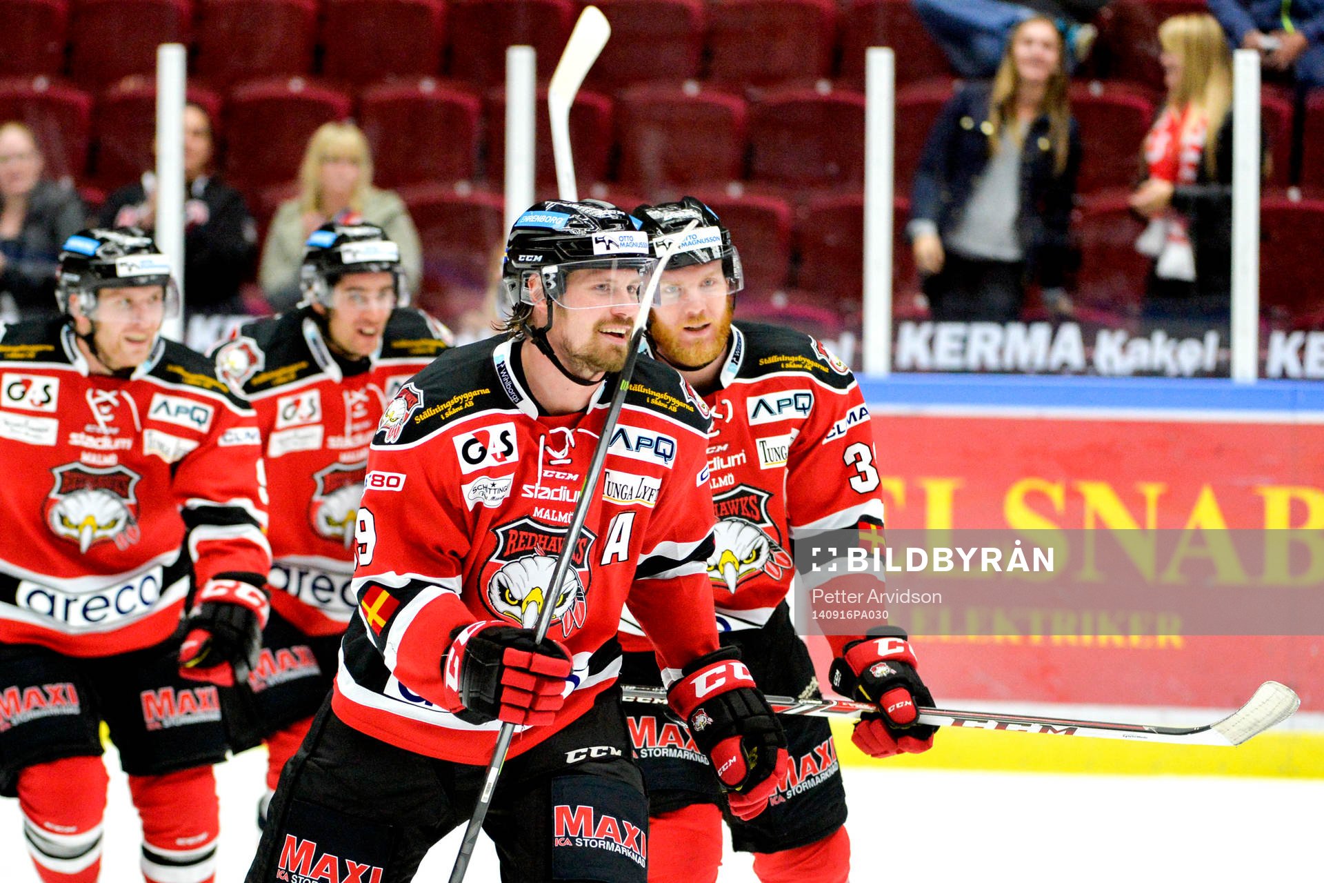 Malmö Redhawks Stefan Warg jublar