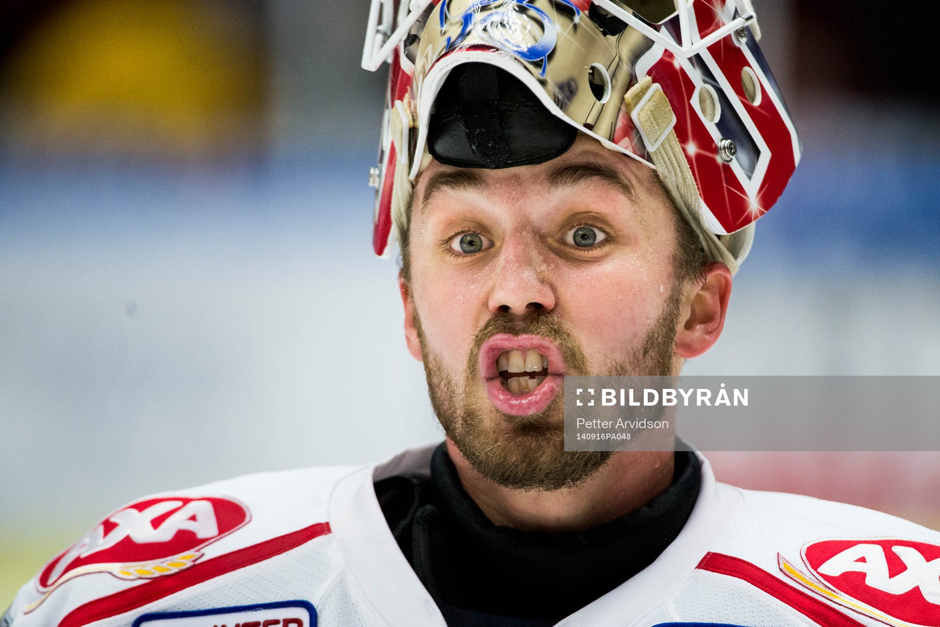Södertäljes målvakt Tim Sandberg