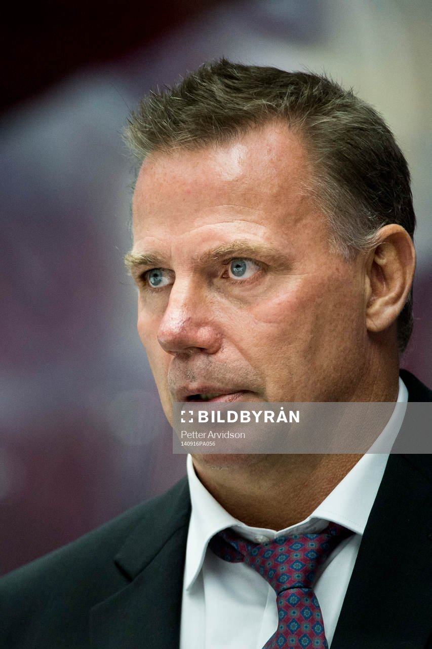 Malmö Redhawks tränare Mats Lusth
