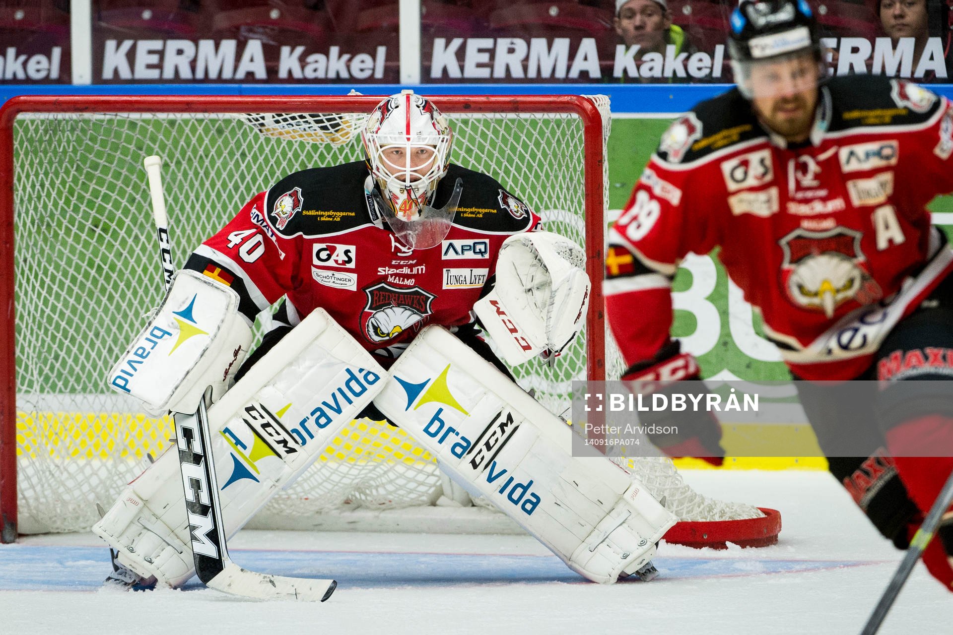 Malmö Redhawks målvakt Pontus Sjögren