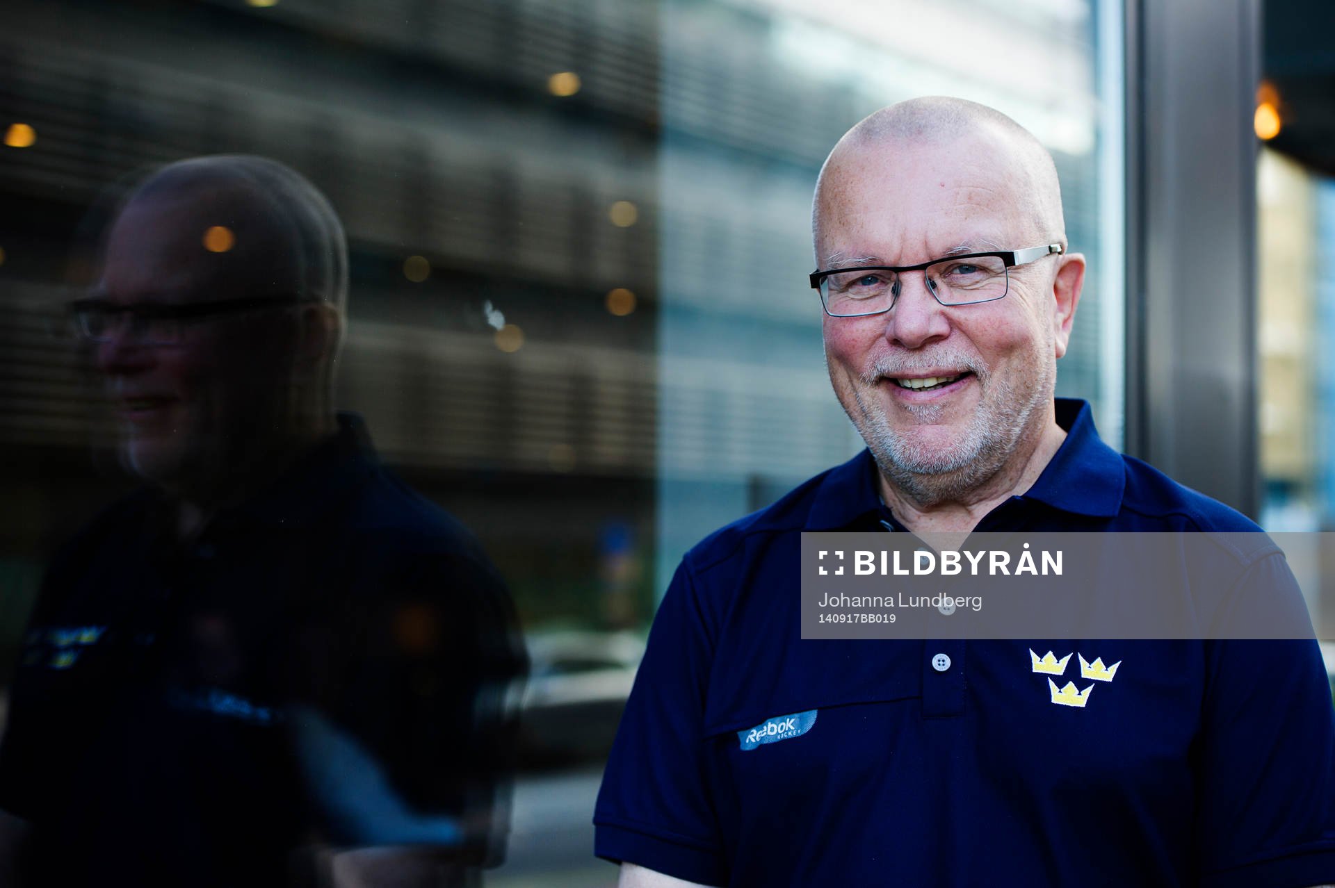 Svenska damlandslaget i ishockeys tränare Leif Boork