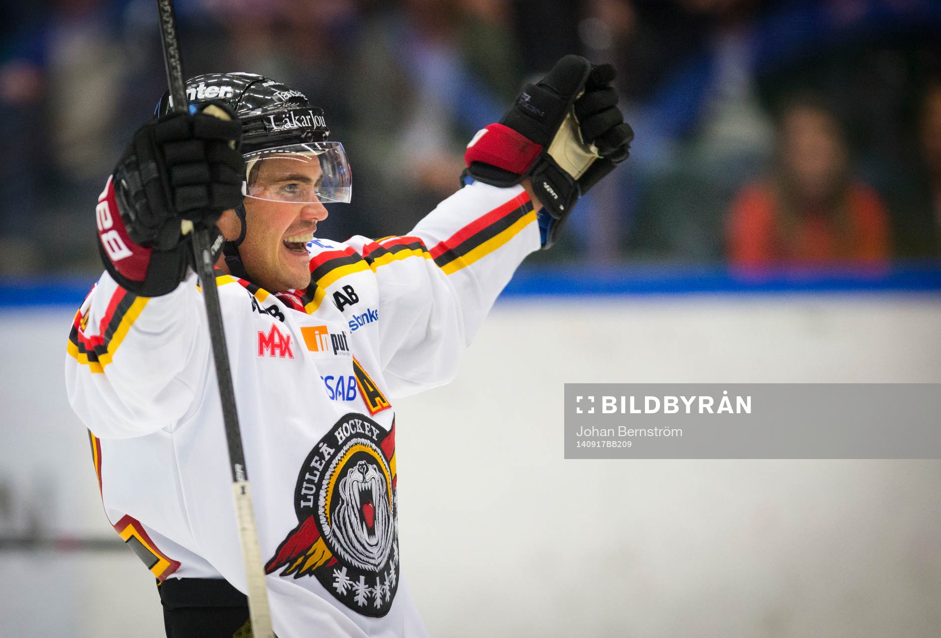 Luleås Karl Fabricius jublar