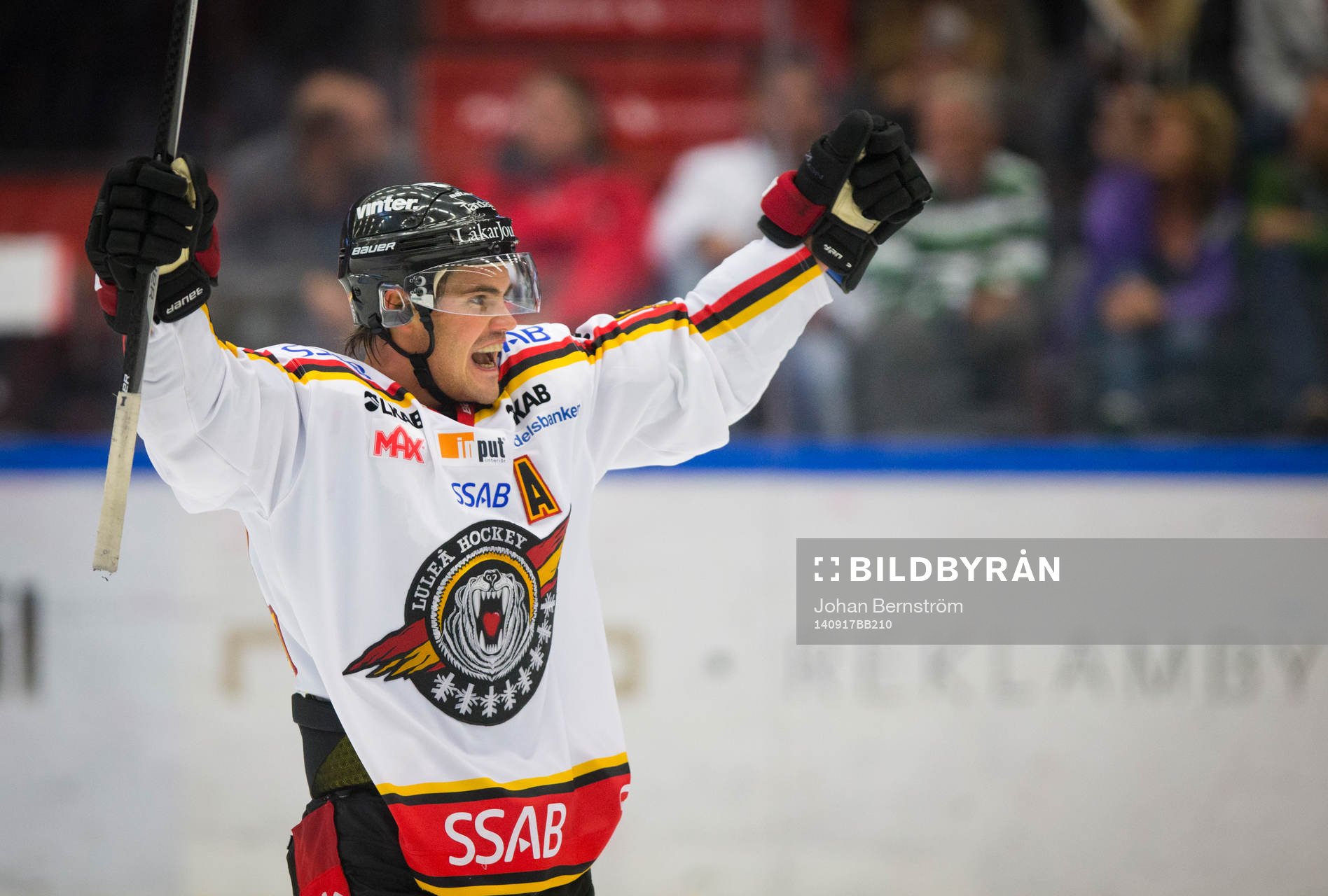 Luleås Karl Fabricius jublar