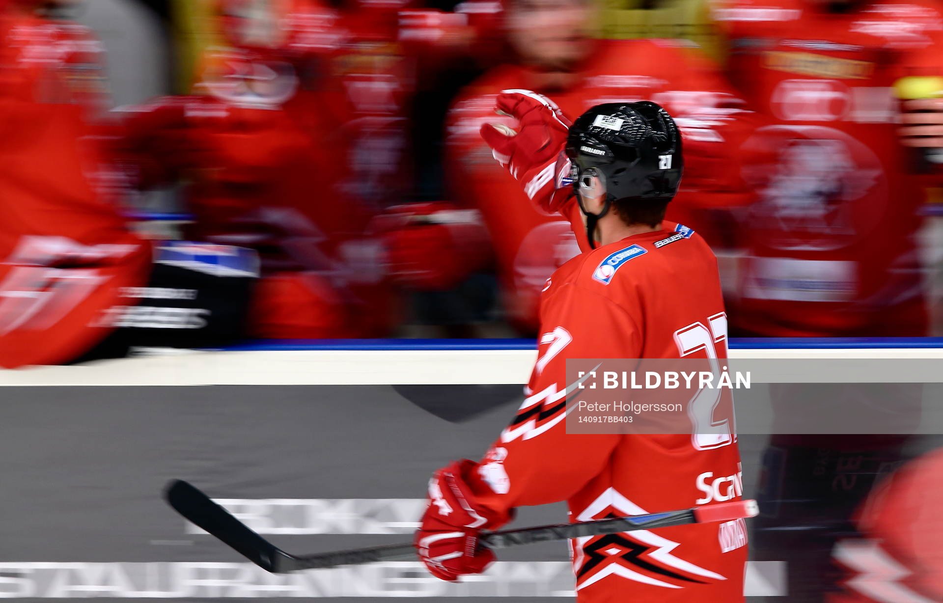Vita Hästens nyförvärv Justin Donati jublar
