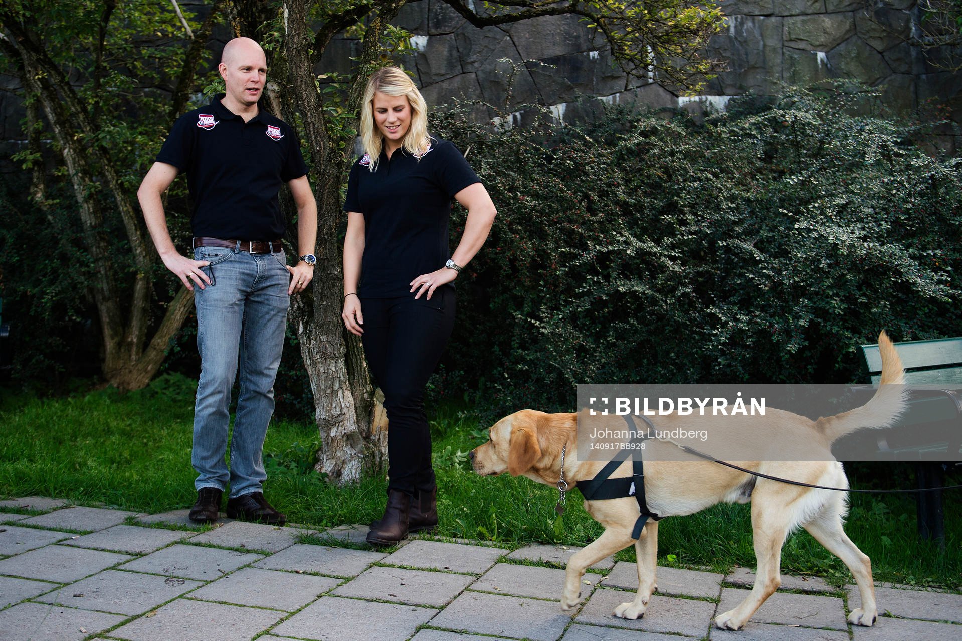Linköpings tränare Peter Frantz och Jenni Asserholt