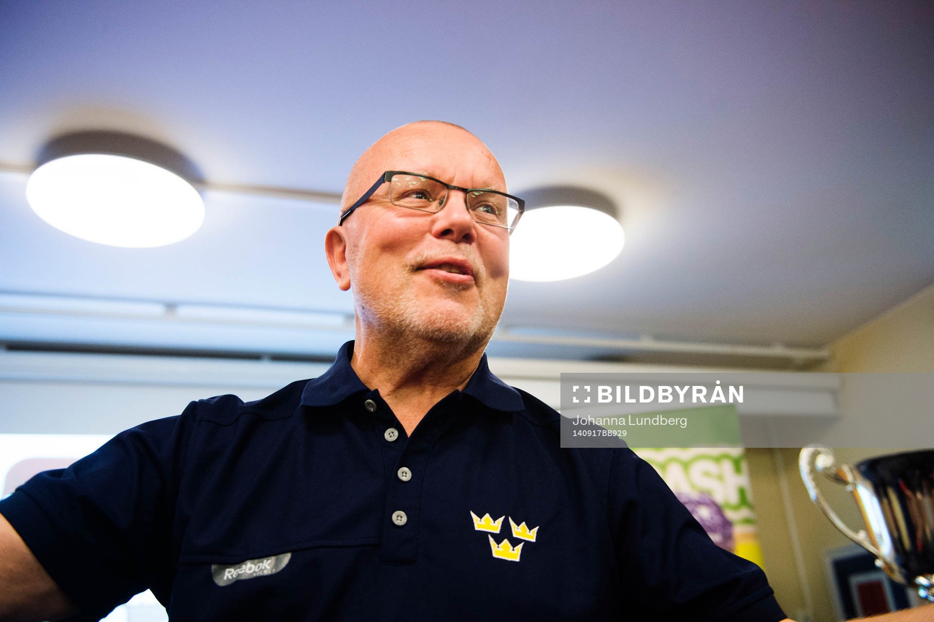 Svenska damlandslaget tränare i ishockey Leif Boork