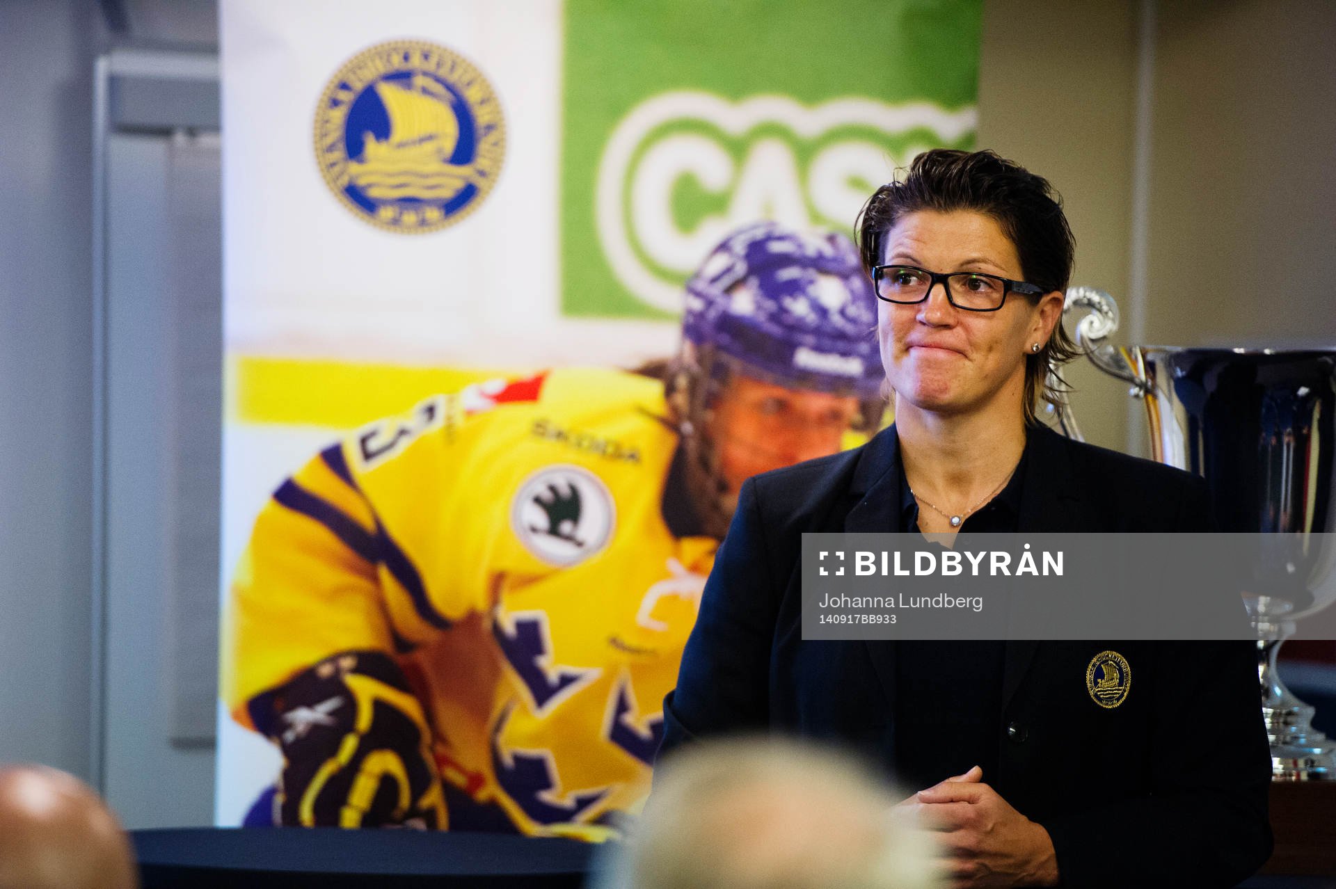 Erika Holst, utvecklingsansvarig för damhockey, på