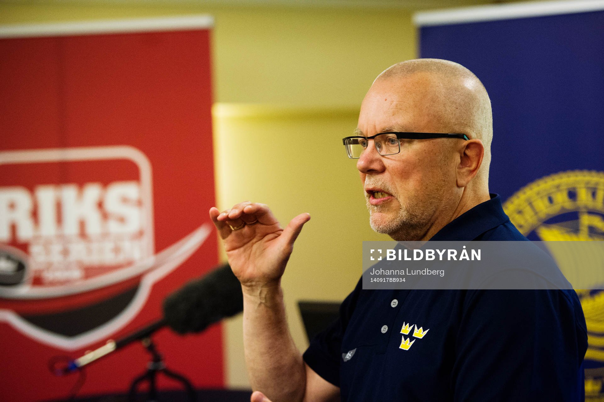 Svenska damlandslaget tränare i ishockey Leif Boork