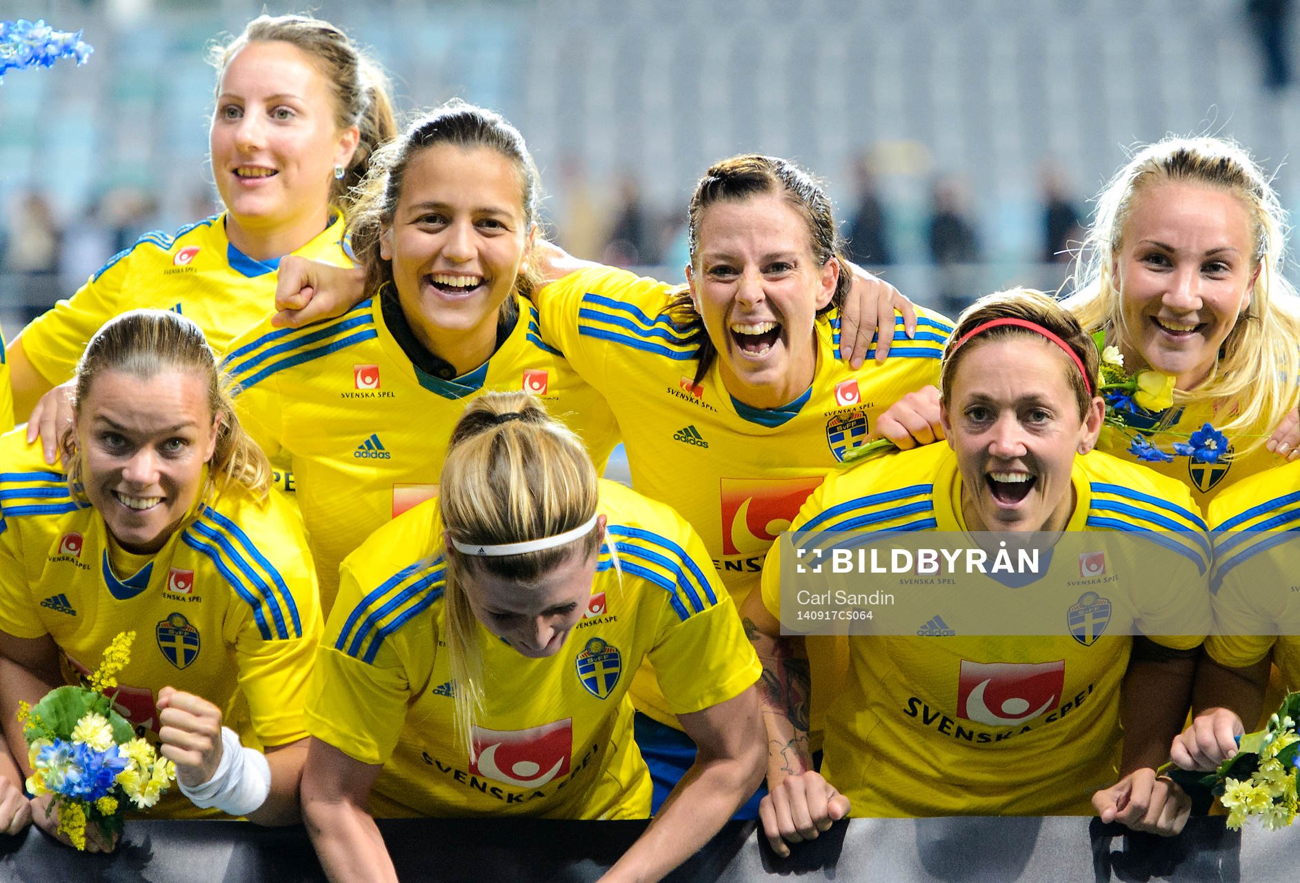 Sveriges Sara Thunebro, Antonia Göransson, Marija Banusic,