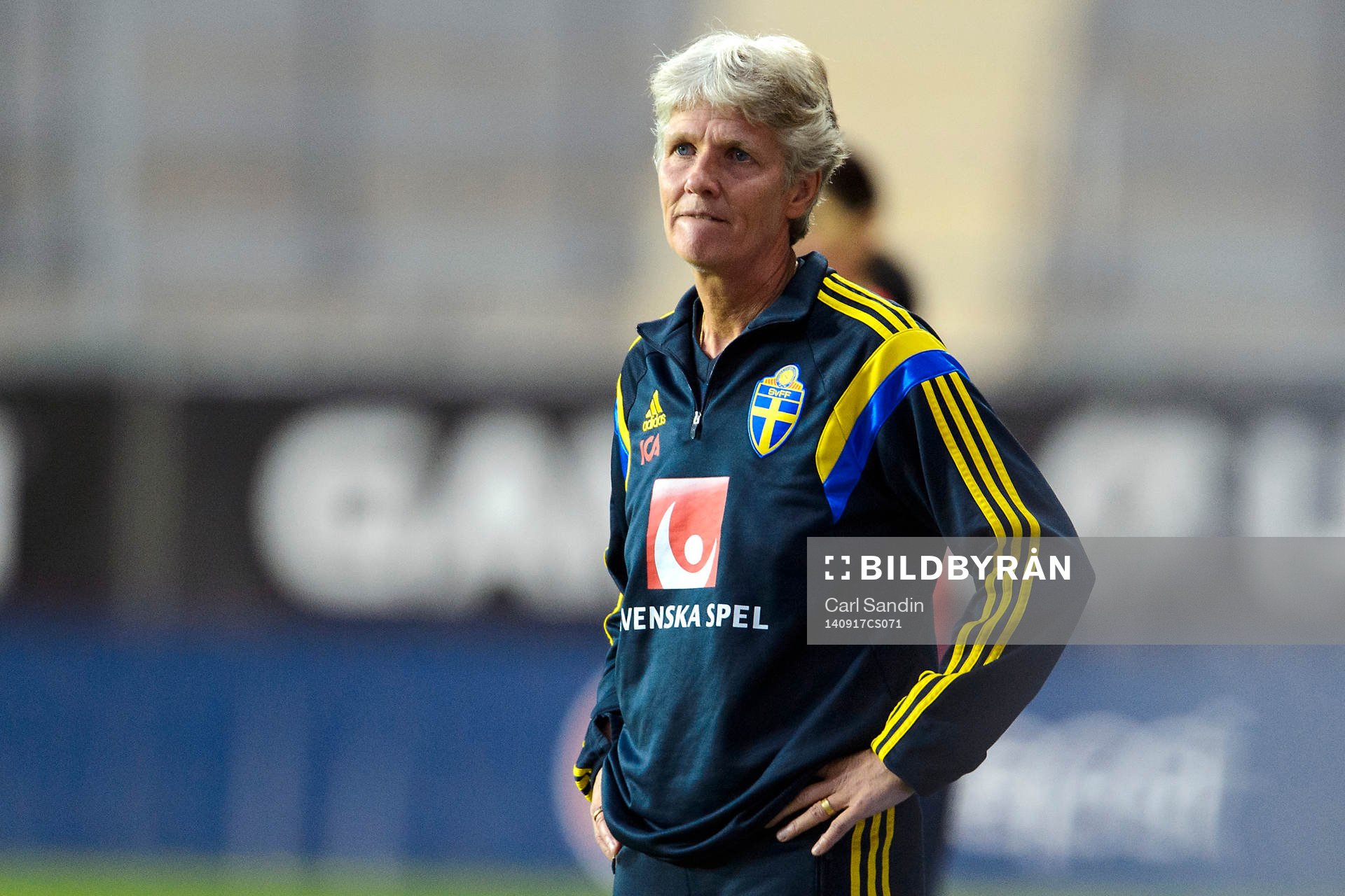 Sveriges förbundskapten Pia Sundhage