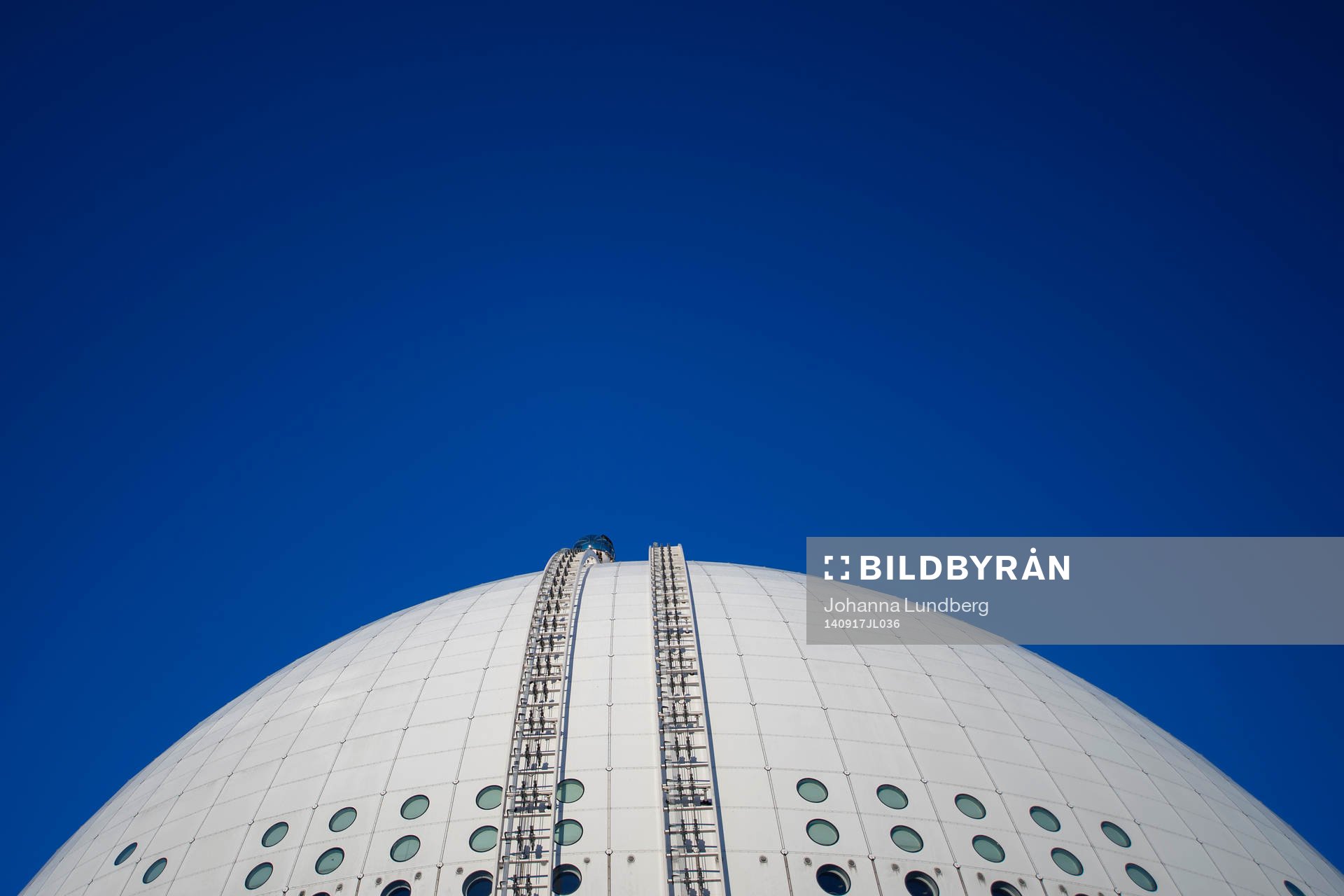 Globen innan ishockeymatchen i SHL mellan Djurgården och