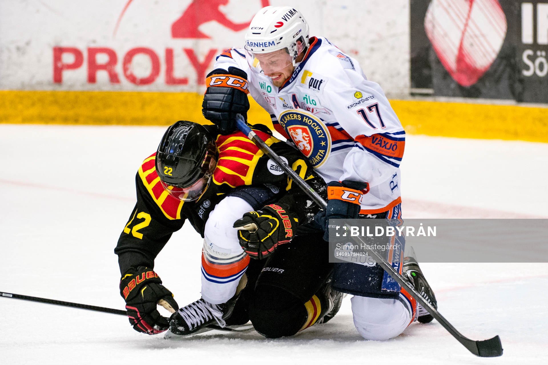 Brynäs Jörgen Sundqvist och Växjös Alexander Johansson