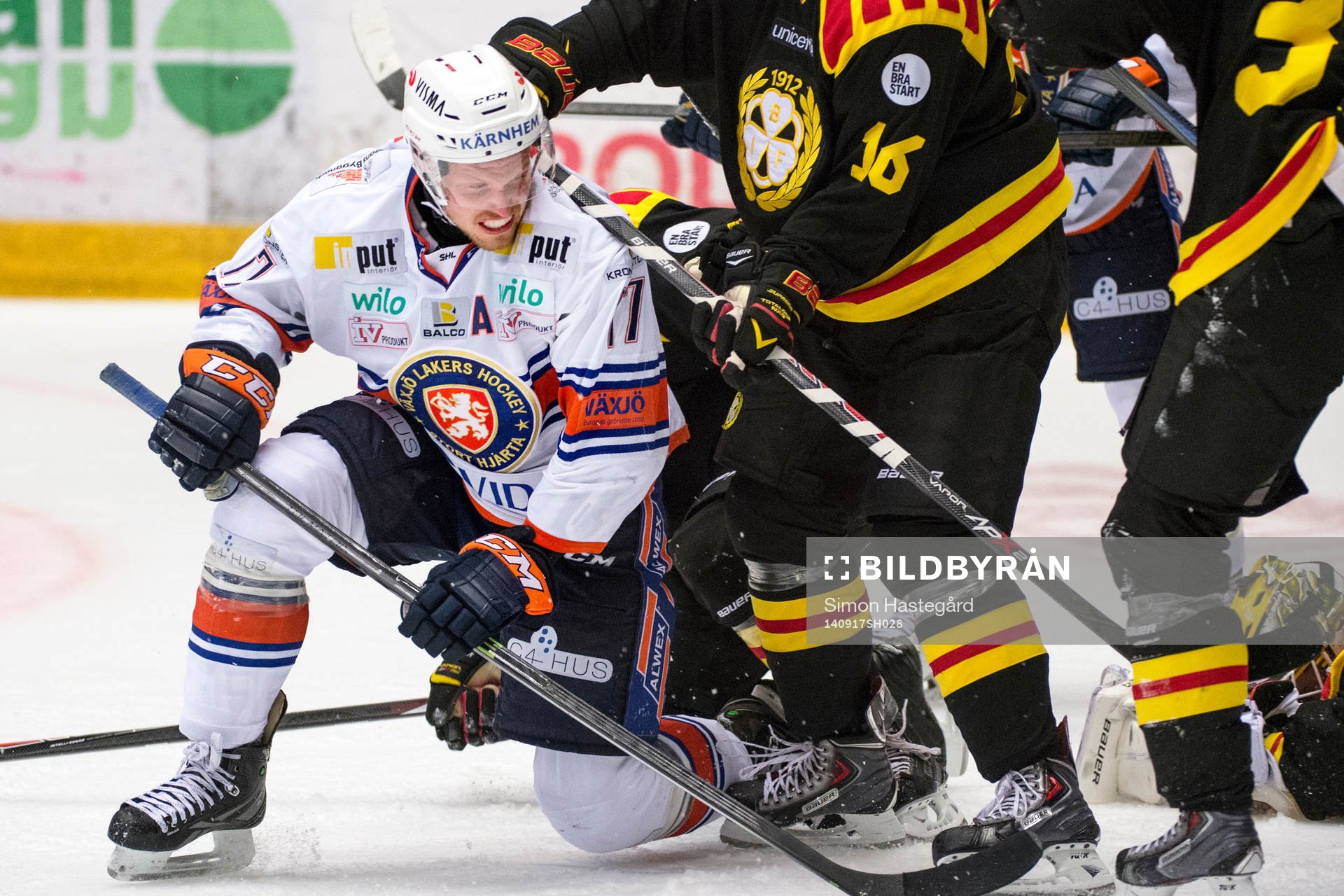 Växjös Alexander Johansson hade problem med Brynäs