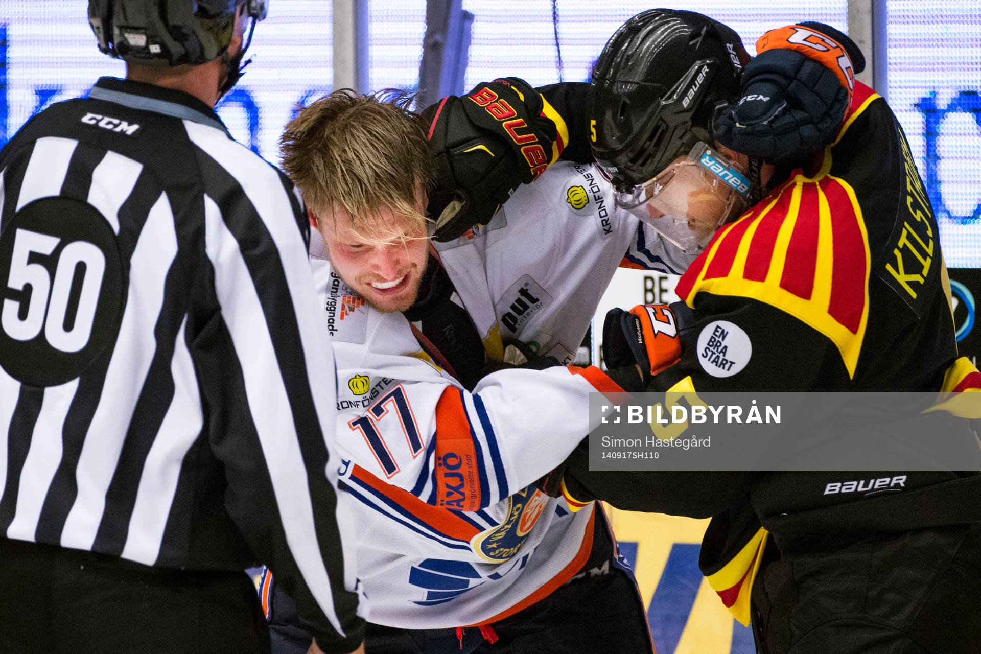 Växjös Alexander Johansson i bråk med Brynäs Lukas