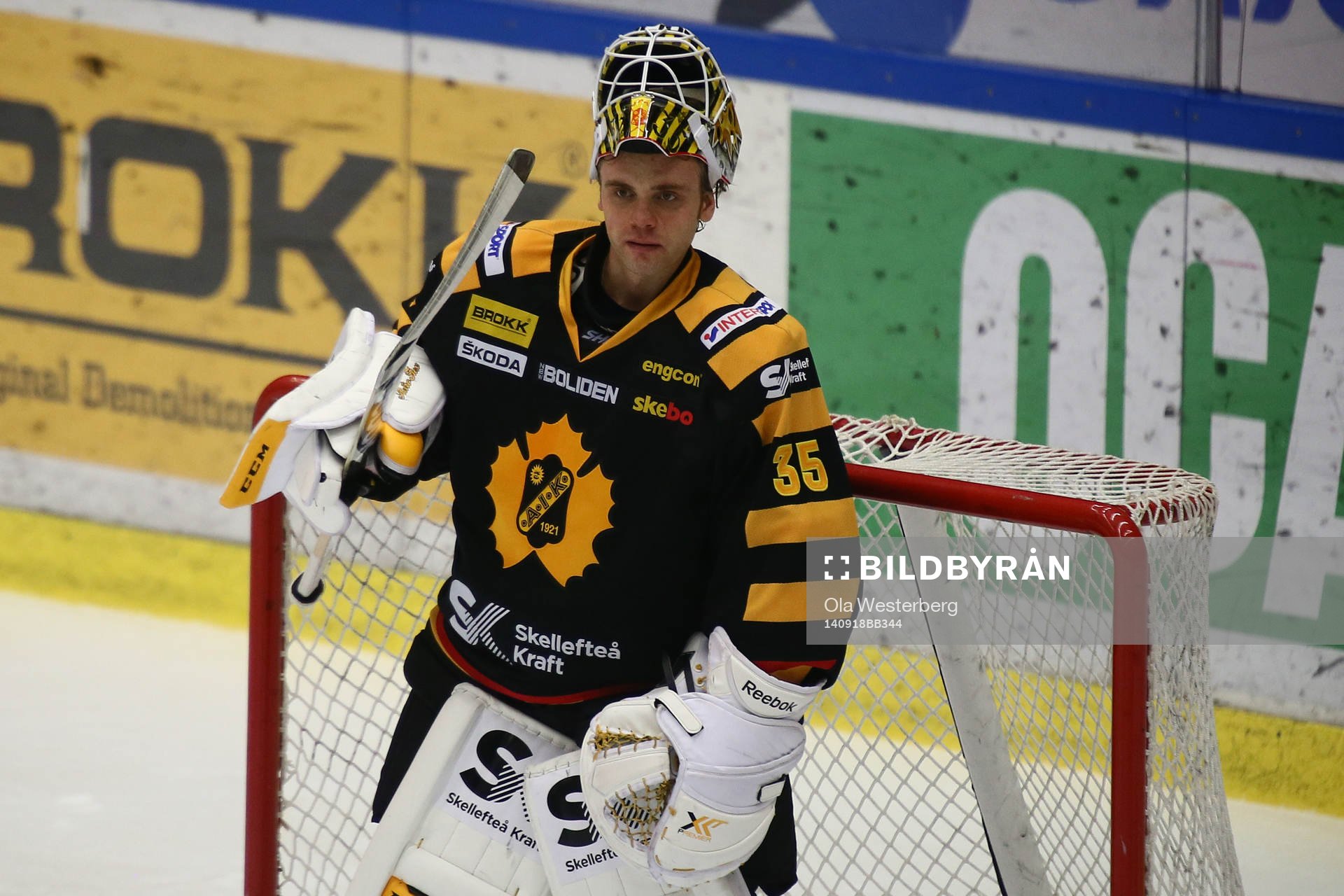 Skellefteås målvakt Markus Svensson