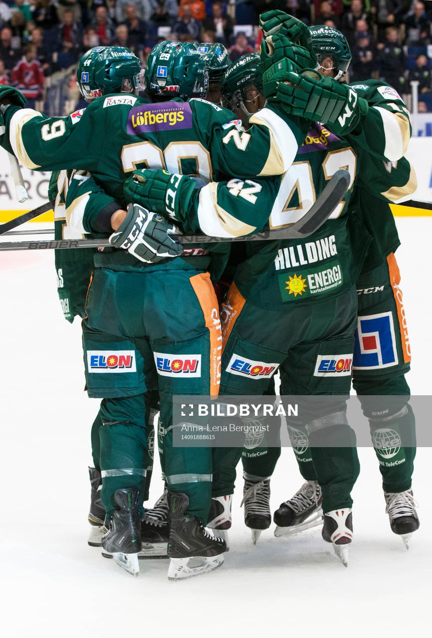 under ishockeymatchen i SHL mellan Färjestad och MODO