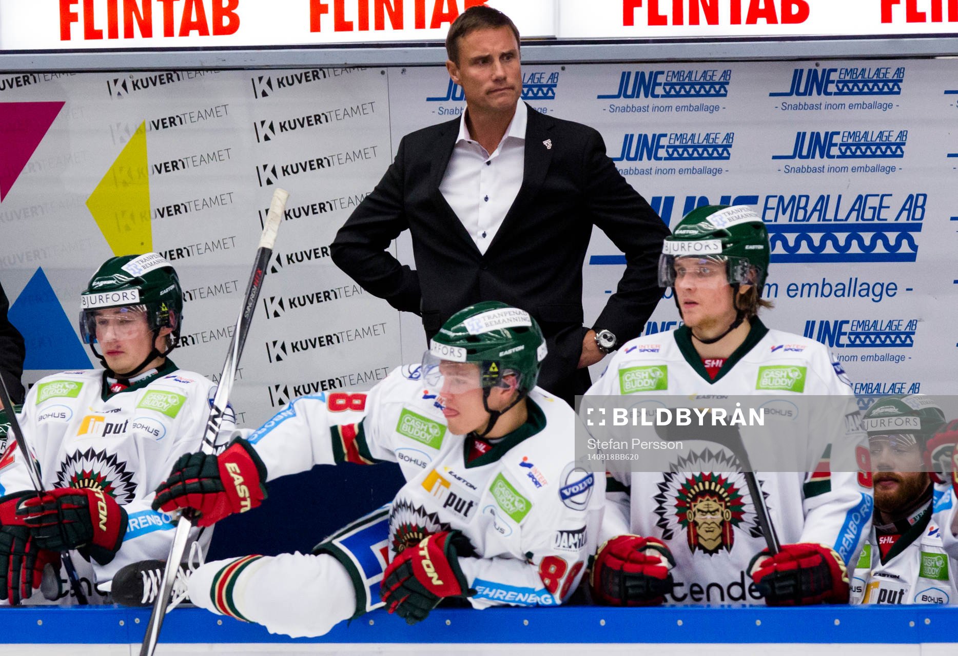 Frölundas tränare Roger Rönnberg